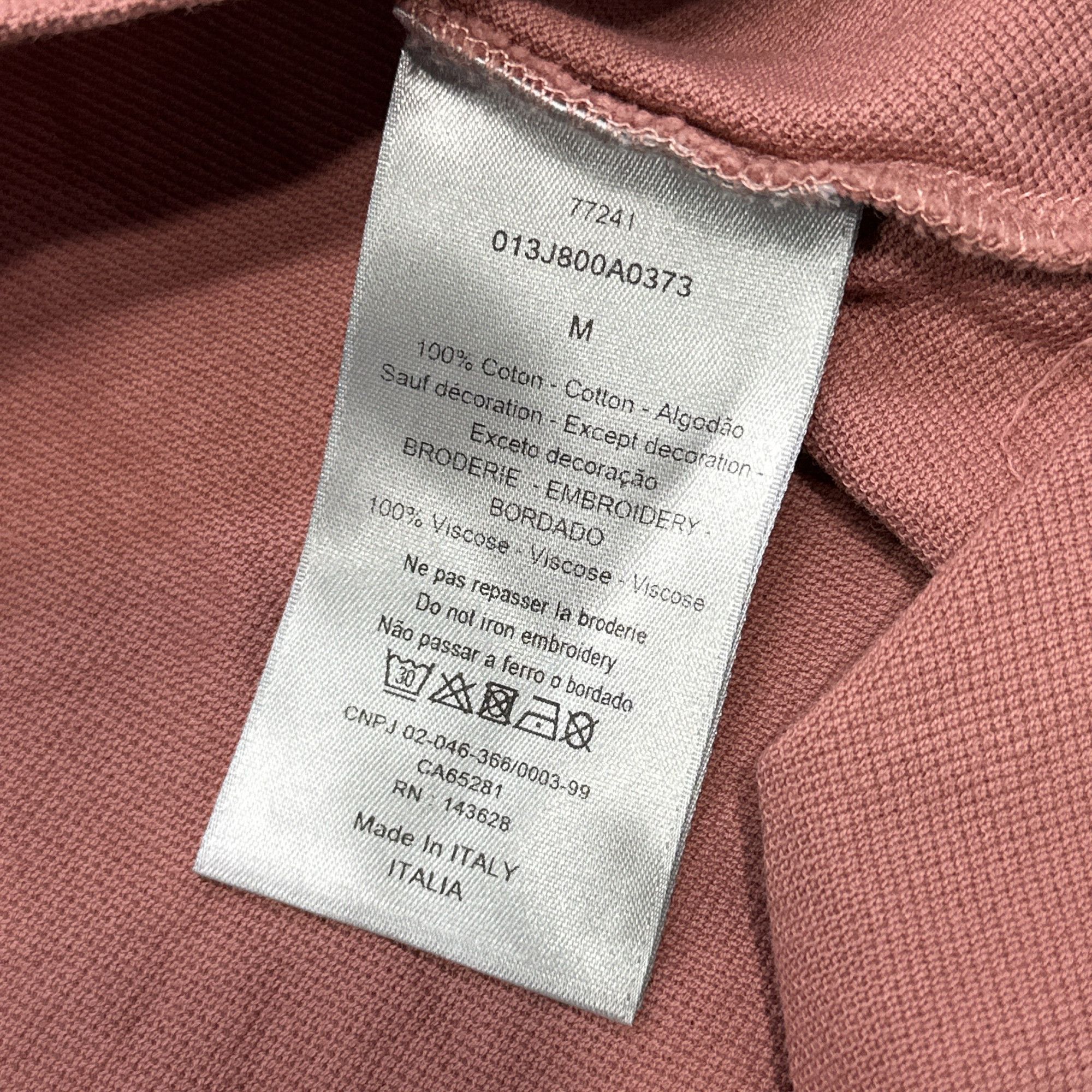 Dior Dior Embroidered CD Logo Polo Shirt M Size US M / EU 48-50 / 2 - 3 Thumbnail