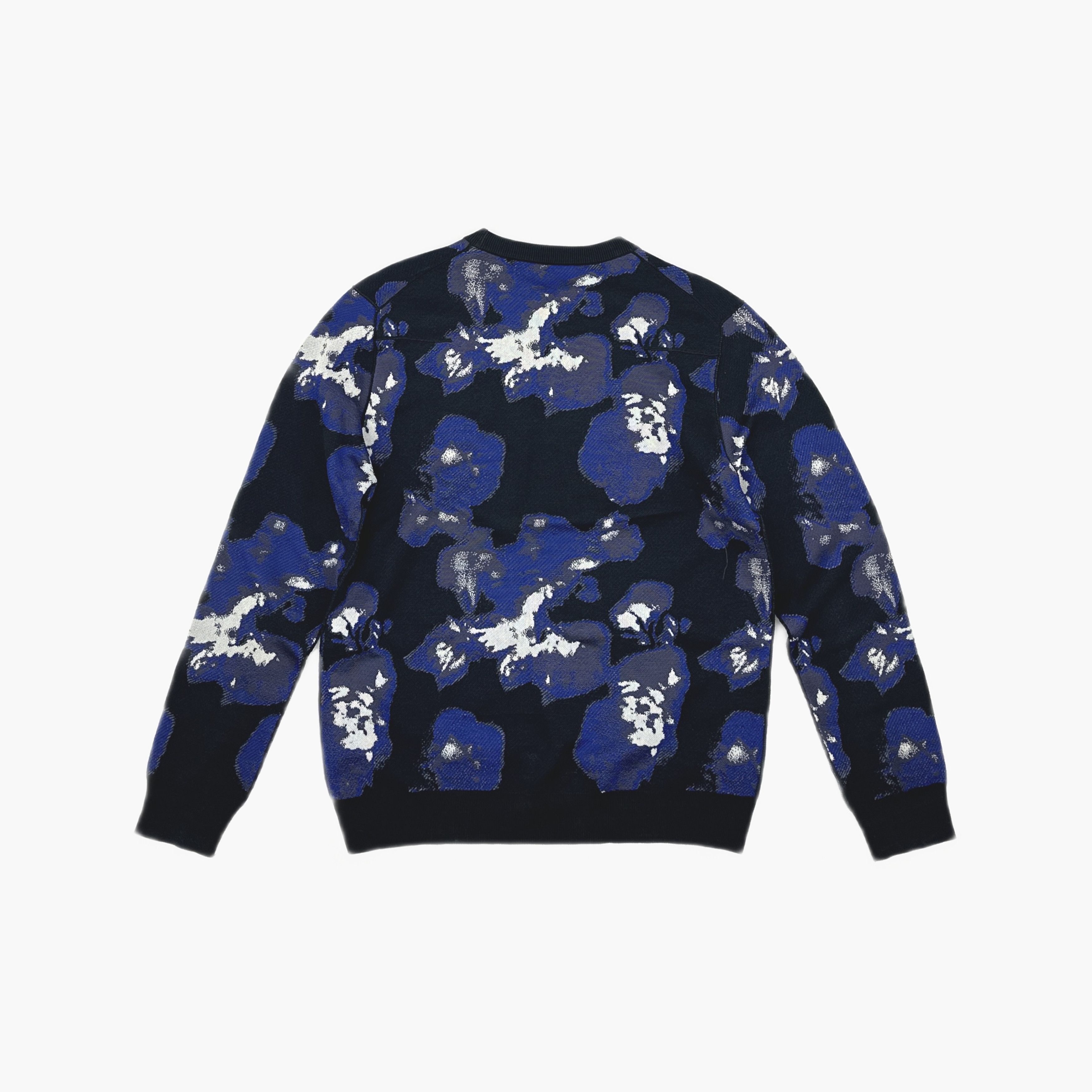 Dior Dior Floral Intarsia Knit Sweater Size M Size US M / EU 48-50 / 2 - 2 Thumbnail