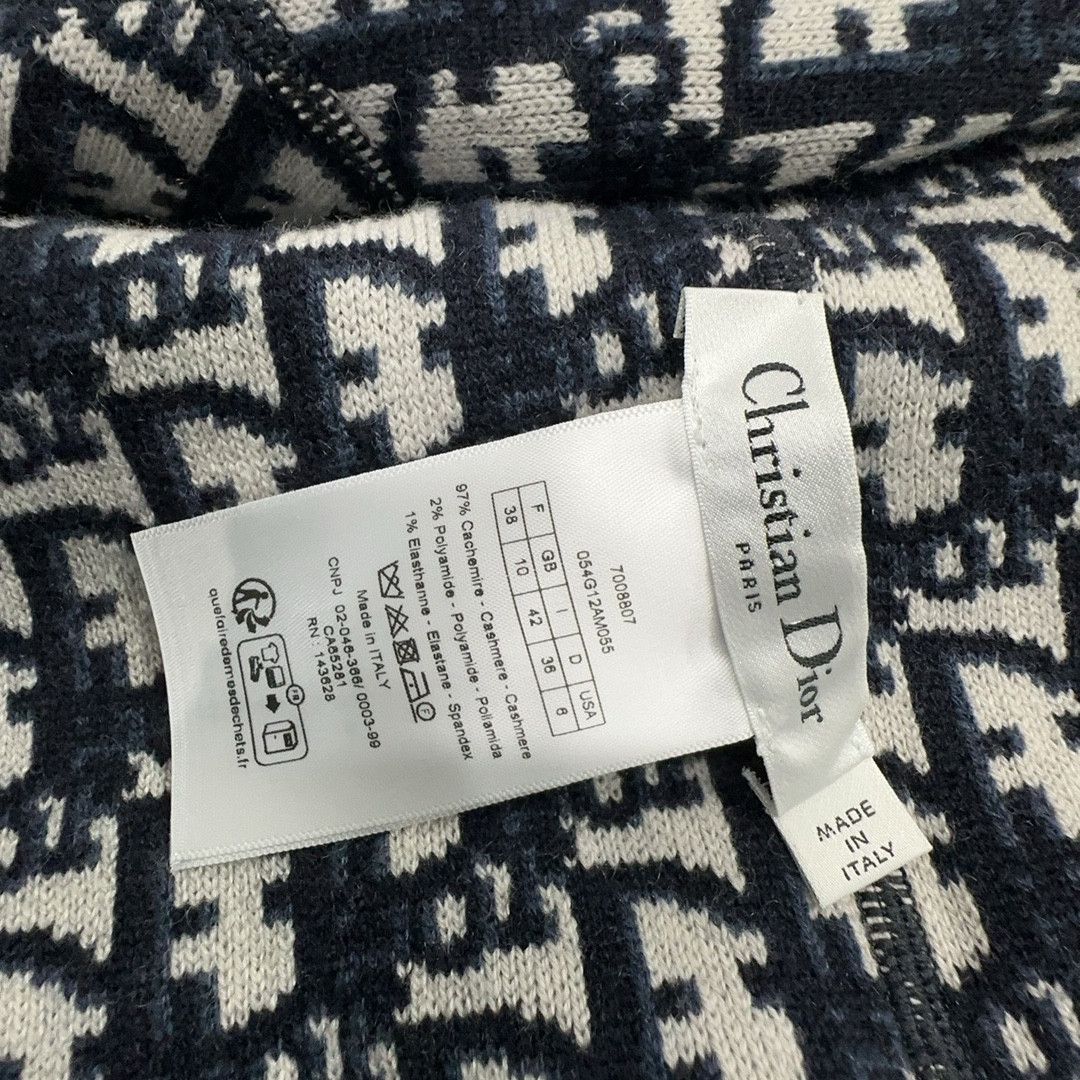 Dior Dior Reversible Oblique Cashmere Hoodie 38 Size S / US 4 / IT 40 - 3 Thumbnail