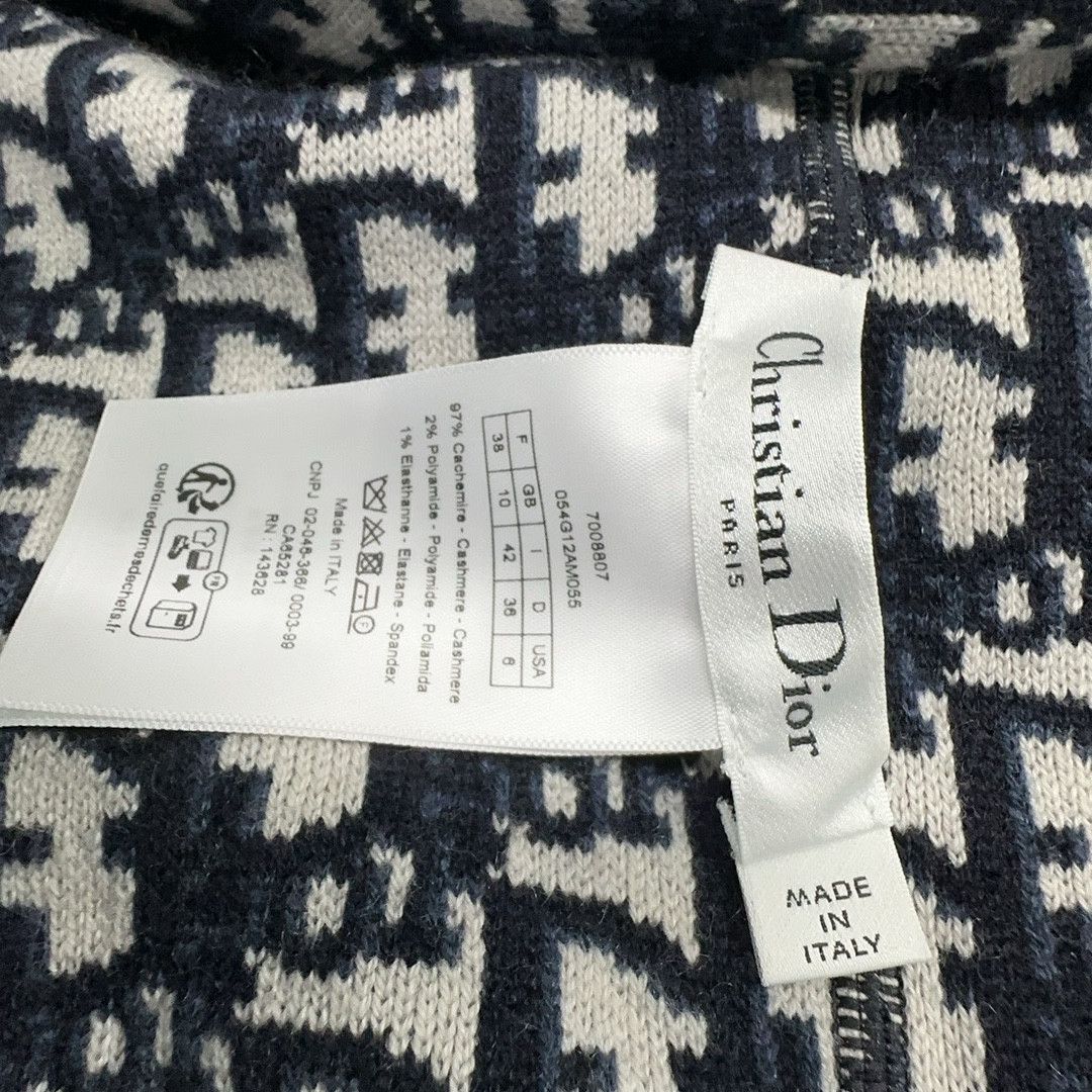 Dior Dior Reversible Oblique Cashmere Hoodie 38 Size S / US 4 / IT 40 - 4 Thumbnail