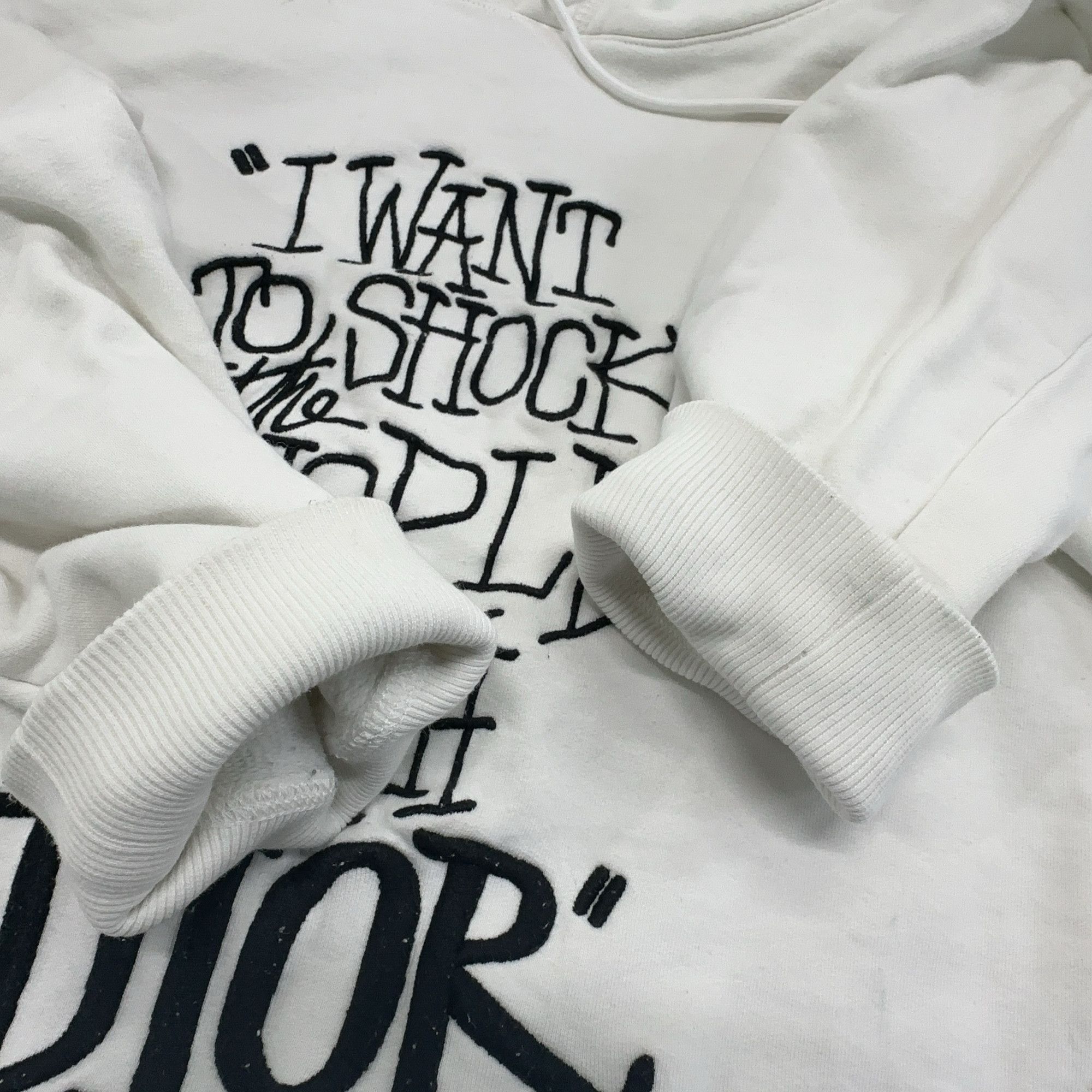 Dior Dior x Shawn Stussy Logo Print Hoodie XL Size US XL / EU 56 / 4 - 17 Thumbnail
