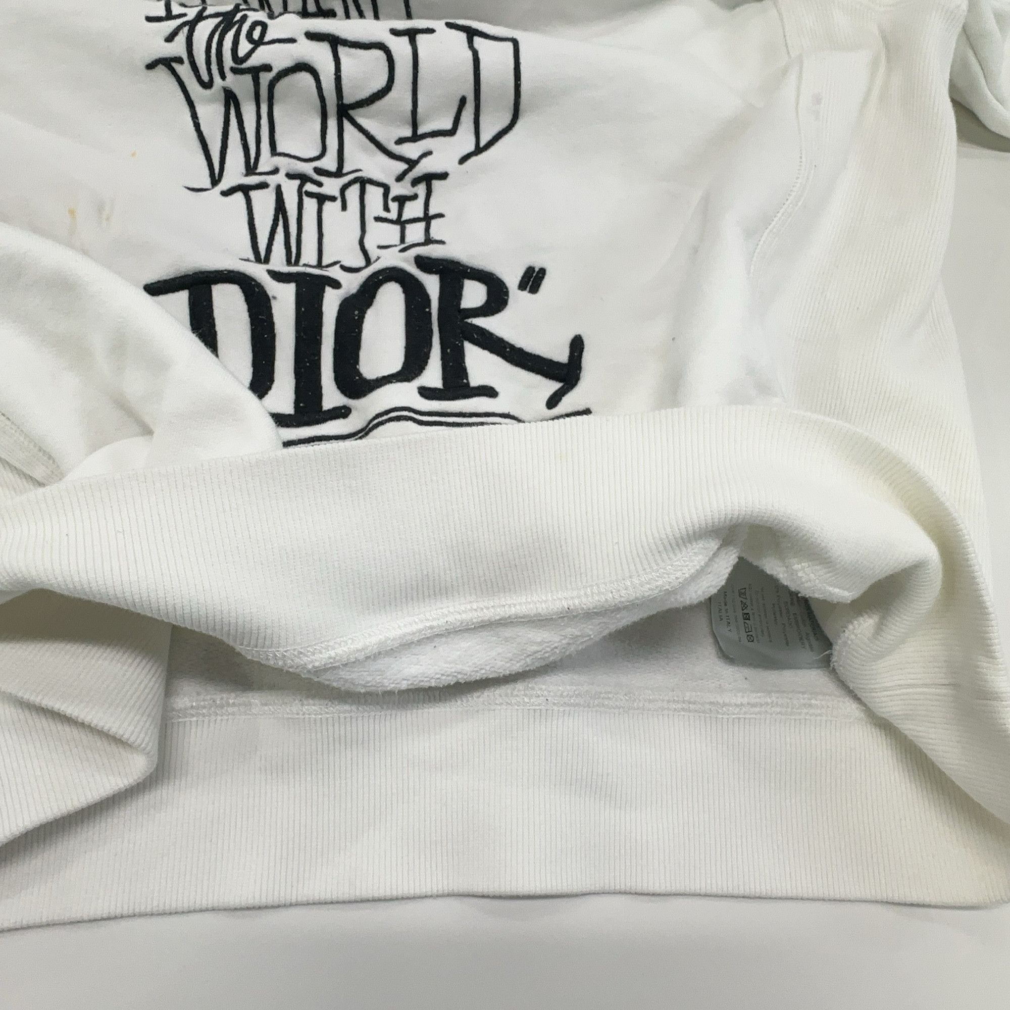 Dior Dior x Shawn Stussy Logo Print Hoodie XL Size US XL / EU 56 / 4 - 13 Thumbnail