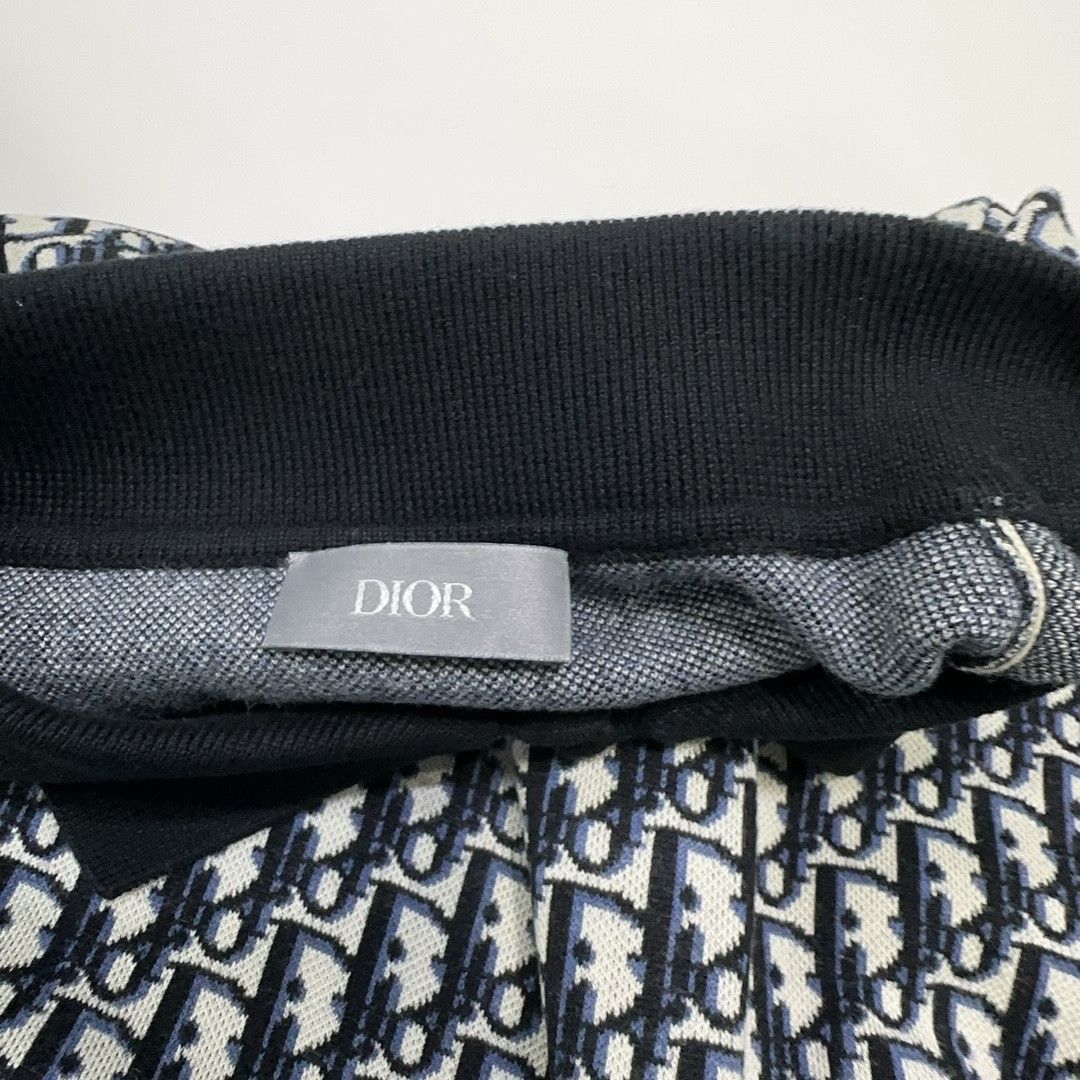 Dior Dior SS23 Oblique Cotton Polo Shirt XS Size US XS / EU 42 / 0 - 4 Thumbnail