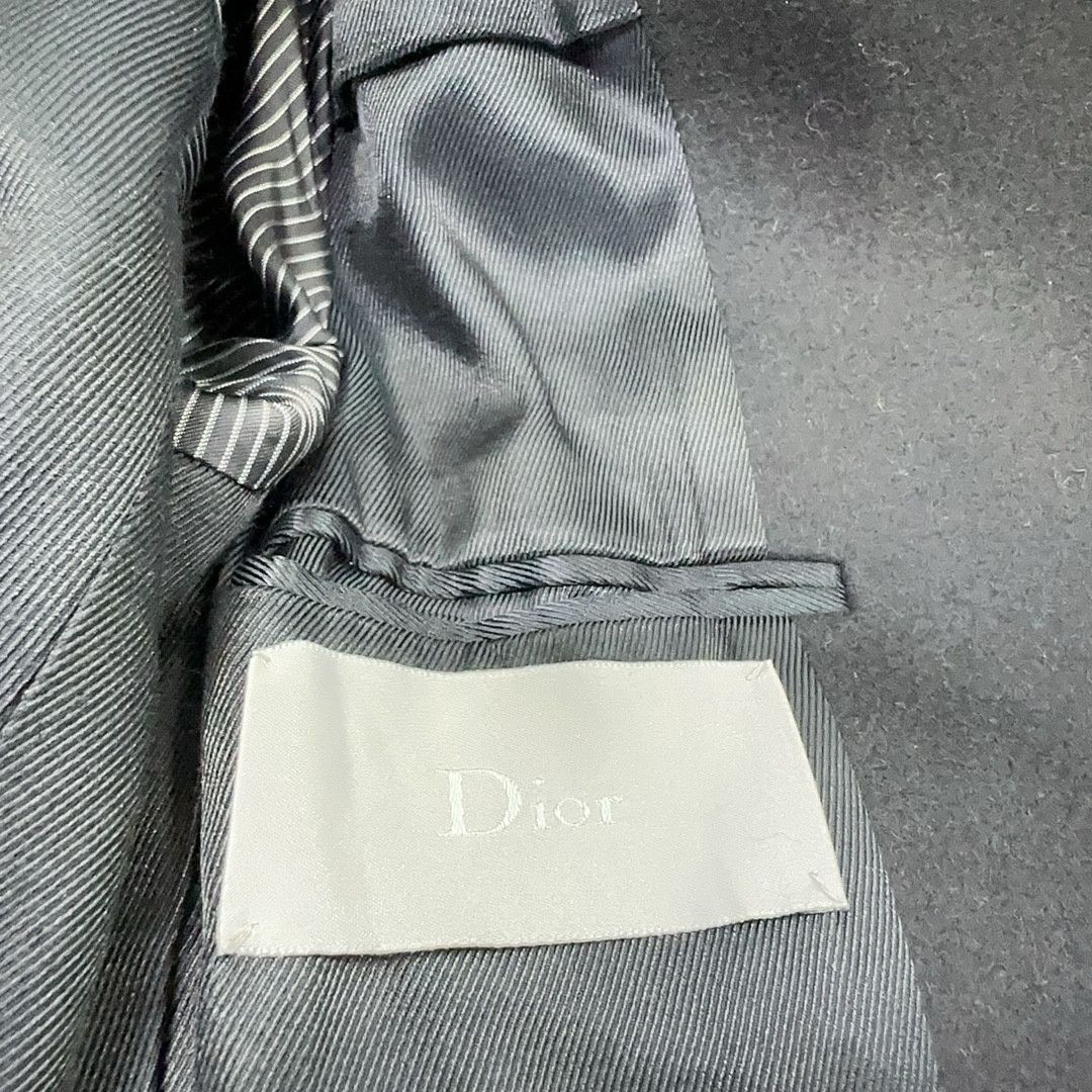 Dior Dior Homme Black 100% Wool Overcoat 44 Size US S / EU 44-46 / 1 - 4 Thumbnail