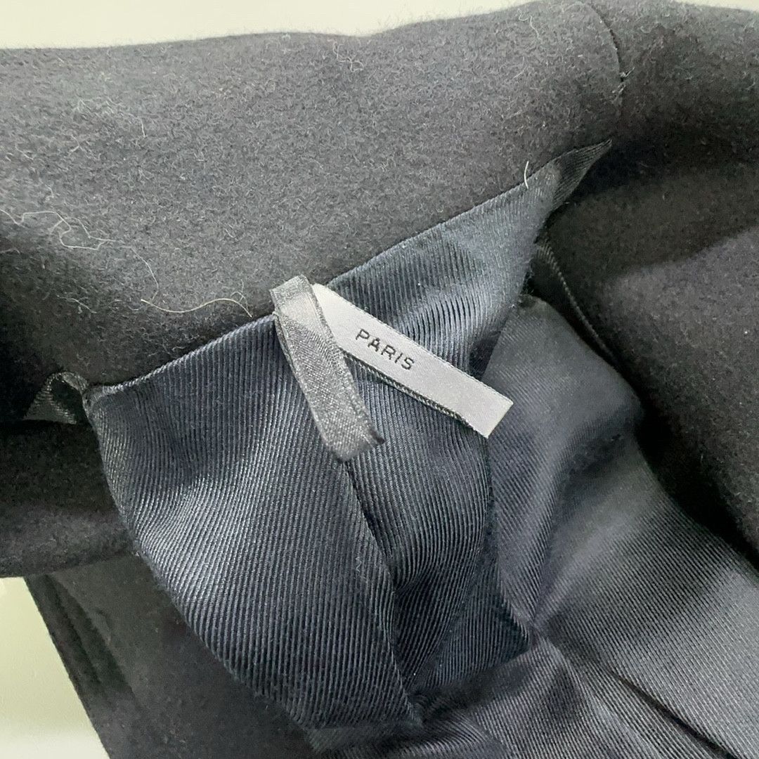 Dior Dior Homme Black 100% Wool Overcoat 44 Size US S / EU 44-46 / 1 - 3 Thumbnail