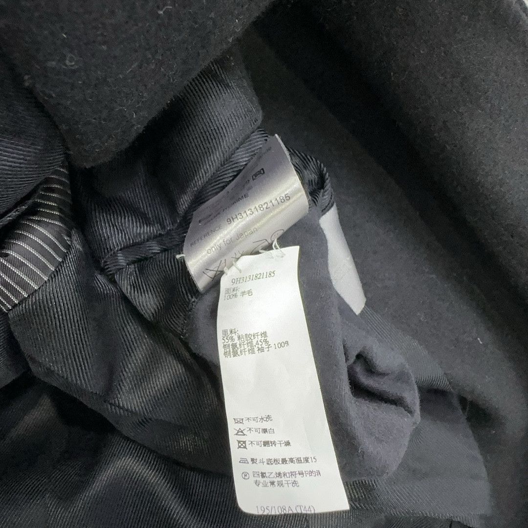 Dior Dior Homme Black 100% Wool Overcoat 44 Size US S / EU 44-46 / 1 - 5 Thumbnail
