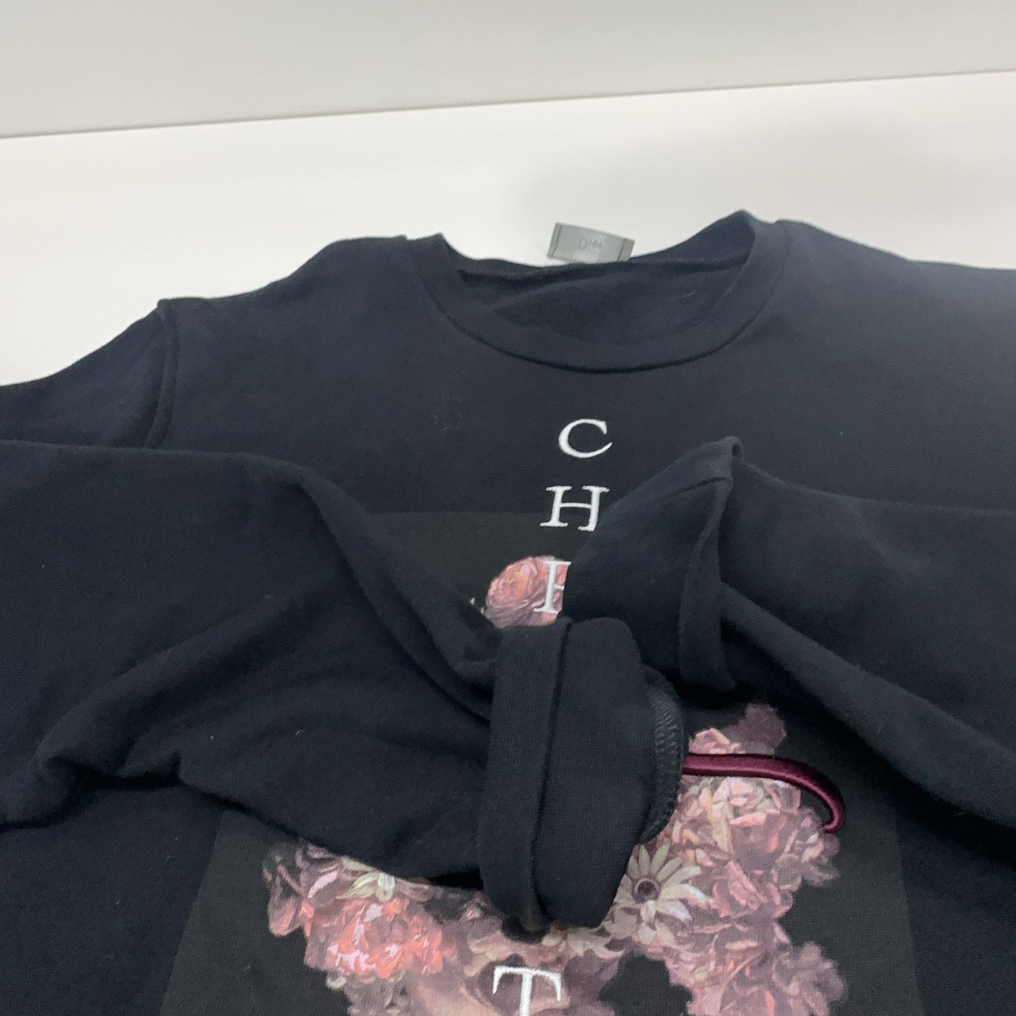 Dior Dior Graphic Flower Skull Print Sweatshirt Size S Size US S / EU 44-46 / 1 - 8 Thumbnail