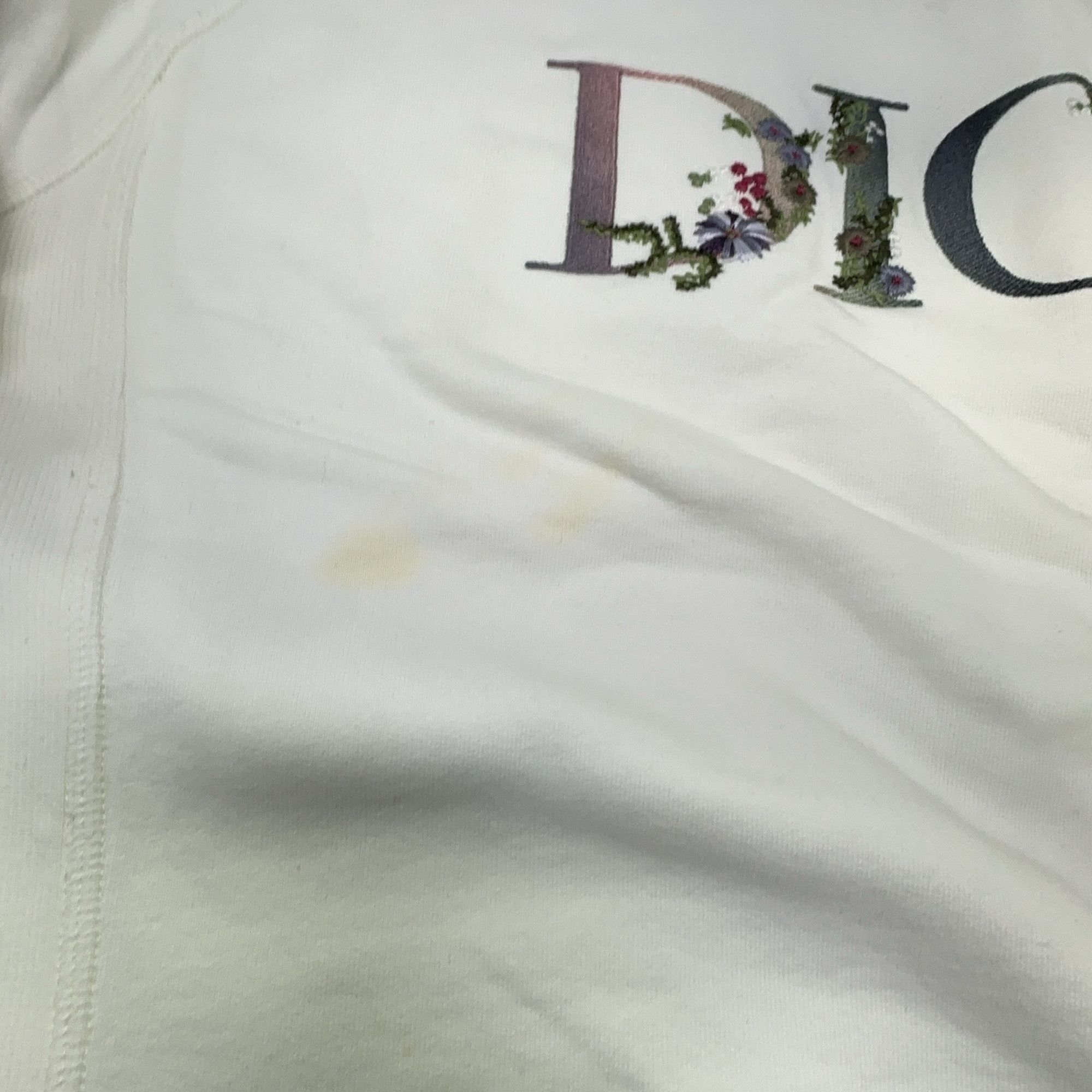 Dior Dior SS21 Flowers Logo Sweatshirt M Size US M / EU 48-50 / 2 - 9 Thumbnail