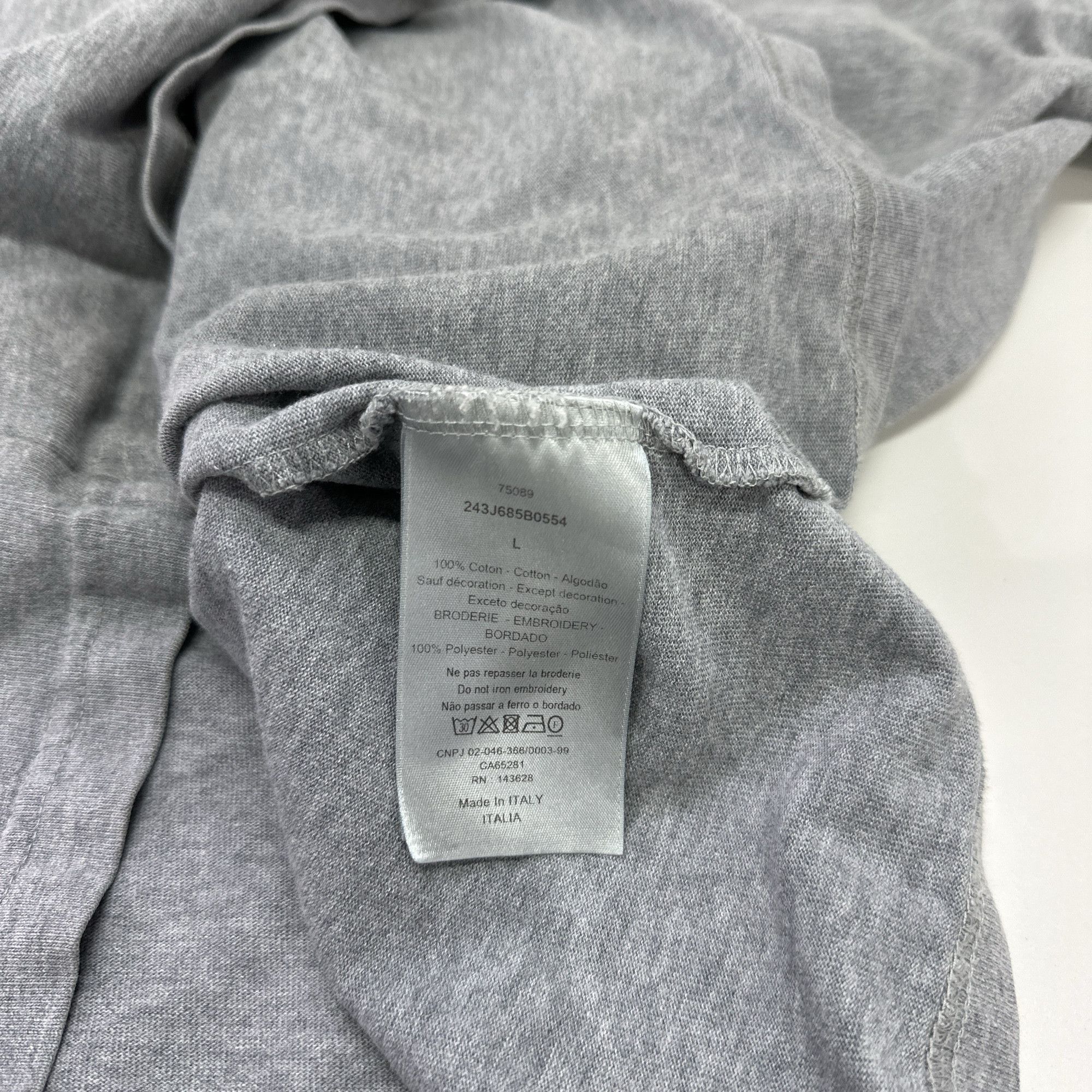 Dior Dior Couture Logo Short Sleeve T-Shirt Size L Size US L / EU 52-54 / 3 - 3 Thumbnail