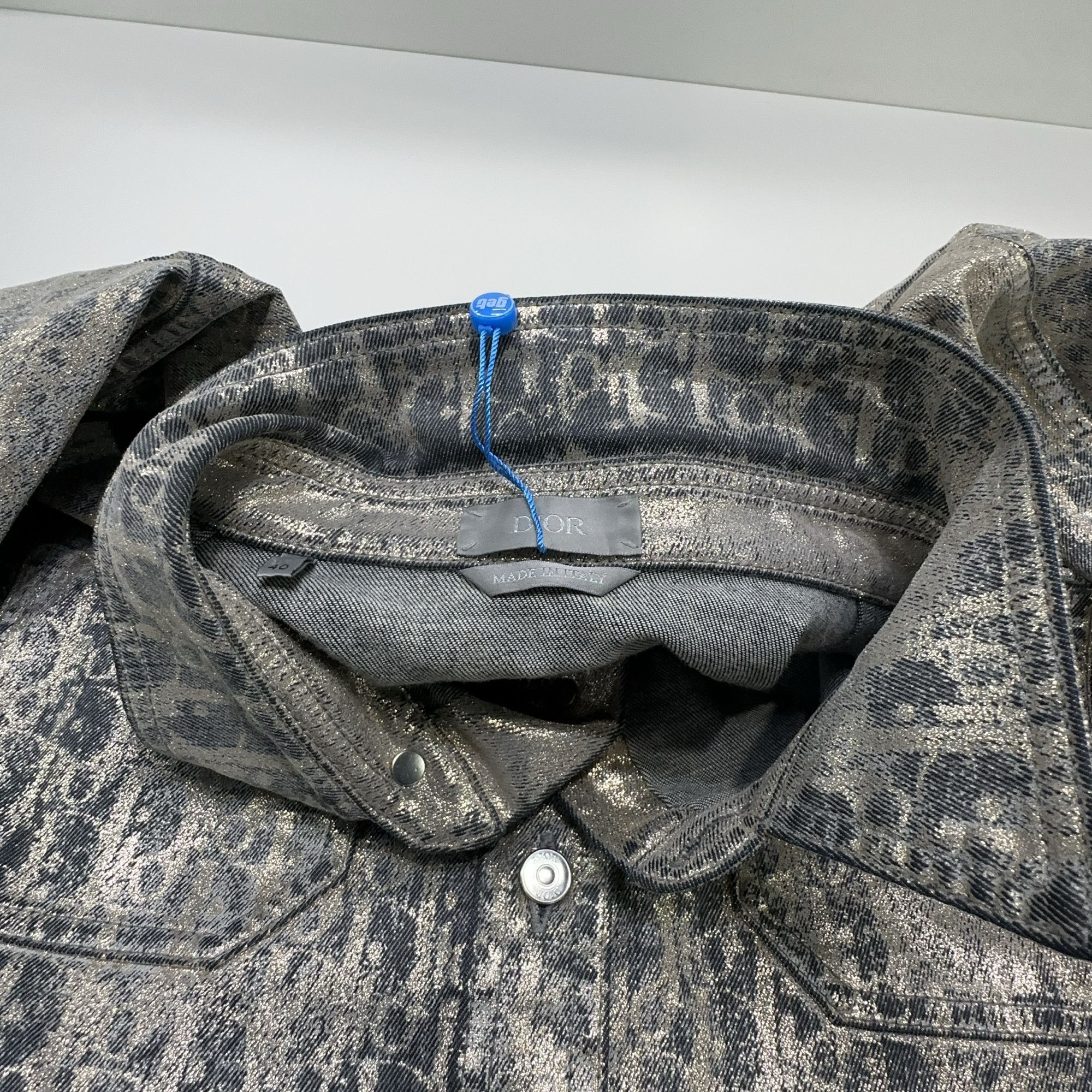 Dior Dior Oblique Logo Distressed Denim Shirt 40 Size US XXS / EU 40 - 5 Thumbnail