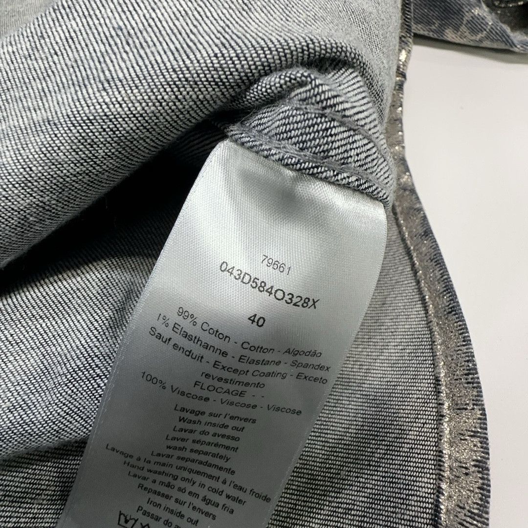 Dior Dior Oblique Logo Distressed Denim Shirt 40 Size US XXS / EU 40 - 3 Thumbnail