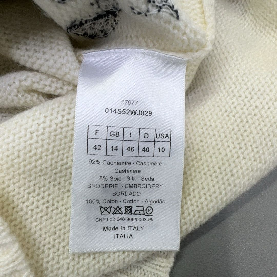 Dior Dior L'Étoile Embroidered Cashmere Silk Sweater 42 Size M / US 6-8 / IT 42-44 - 4 Thumbnail