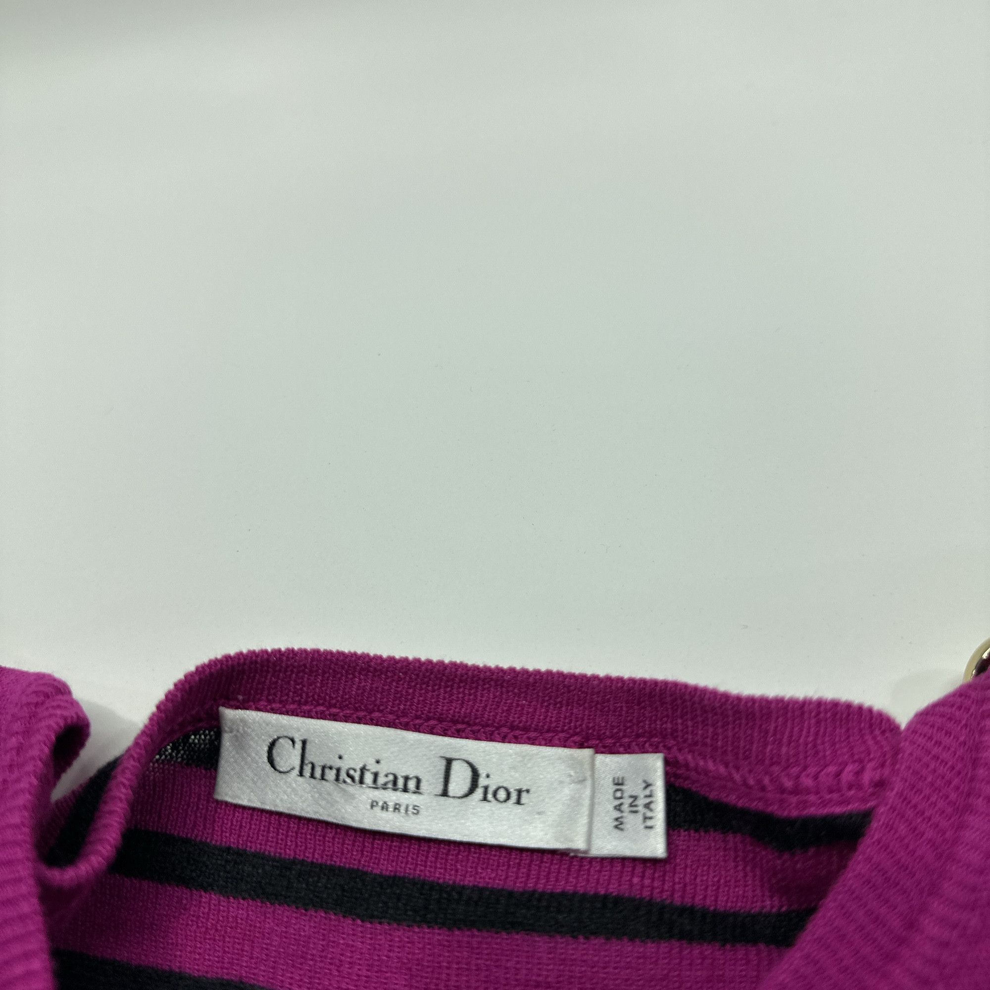 Dior Dior Striped Logo Knit Sweater Size FR 38 Size S / US 4 / IT 40 - 3 Thumbnail