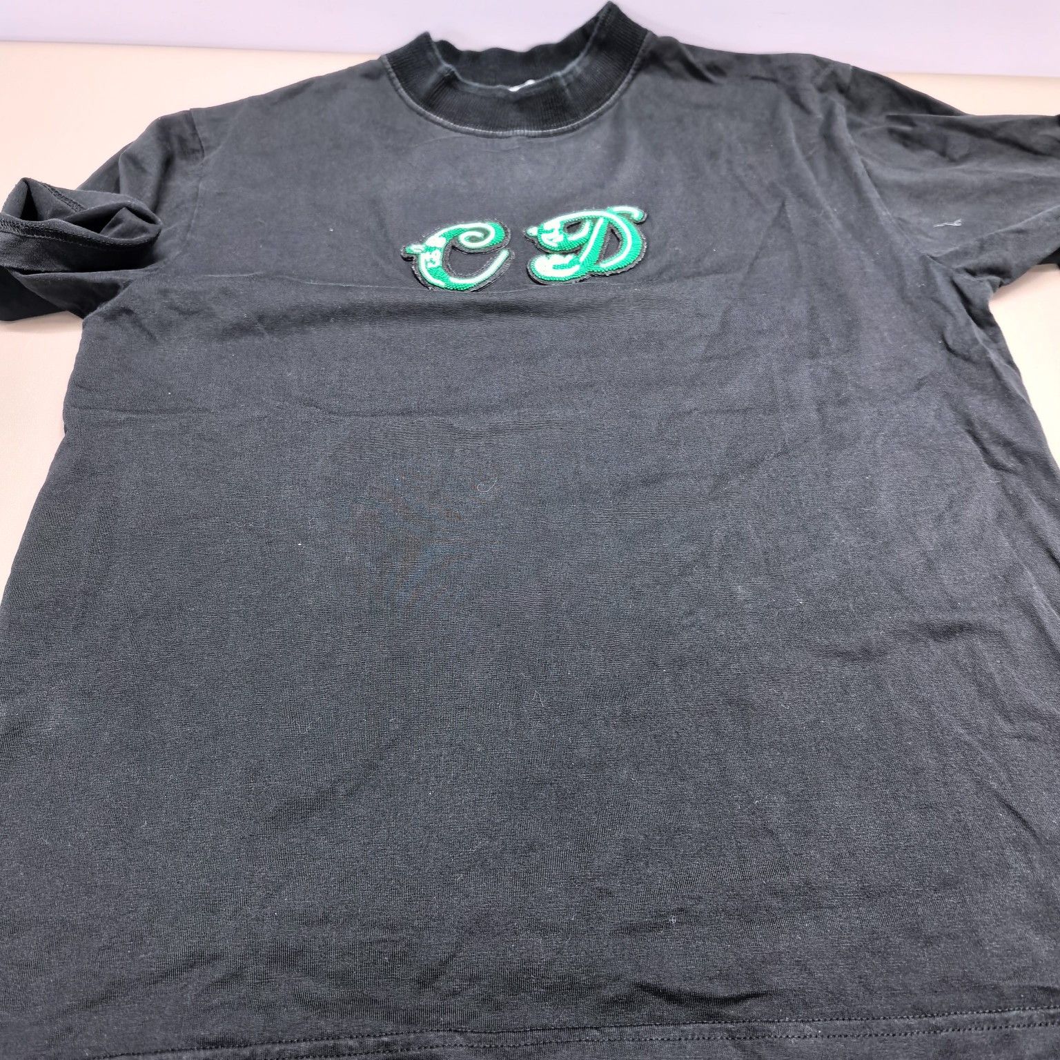 Dior Dior Bead Embroidered CD Logo T-Shirt XS Size US XS / EU 42 / 0 - 9 Thumbnail
