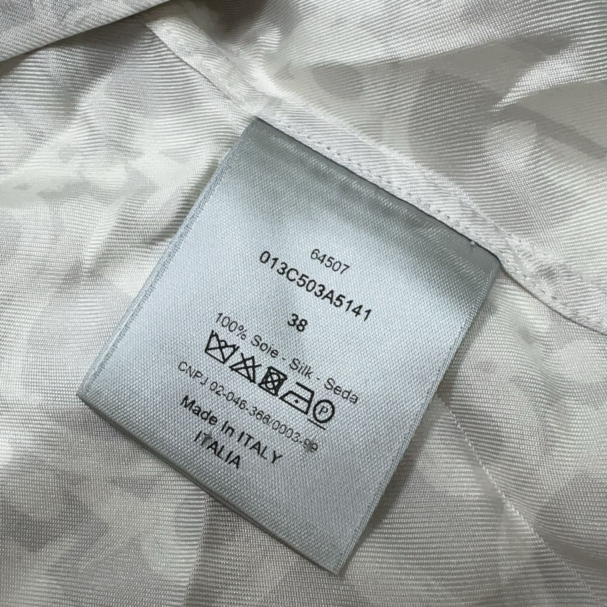 Dior Dior Oblique Monogram Silk Short Sleeve Shirt 38 Size US S / EU 44-46 / 1 - 3 Thumbnail