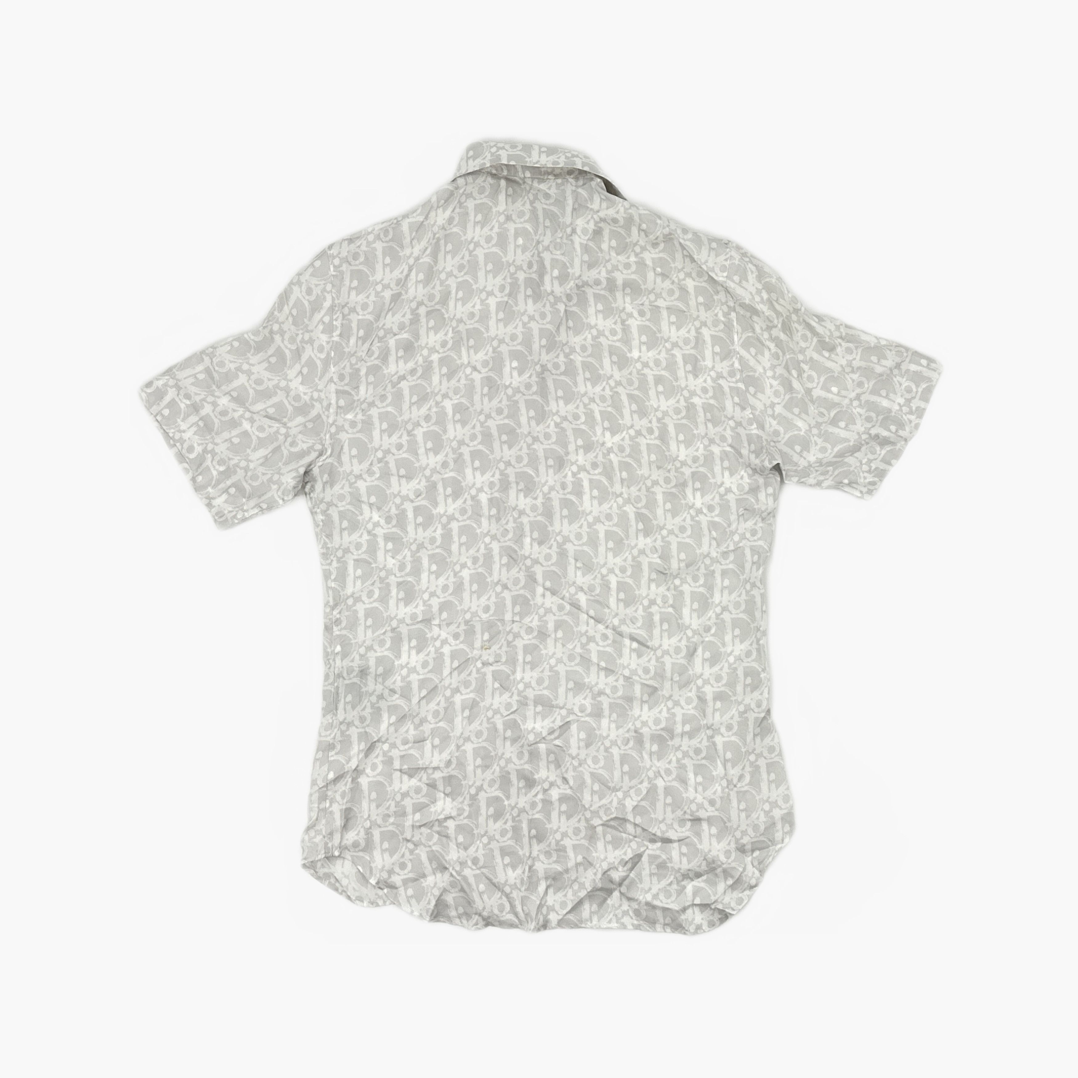 Dior Dior Oblique Monogram Silk Short Sleeve Shirt 38 Size US S / EU 44-46 / 1 - 2 Thumbnail