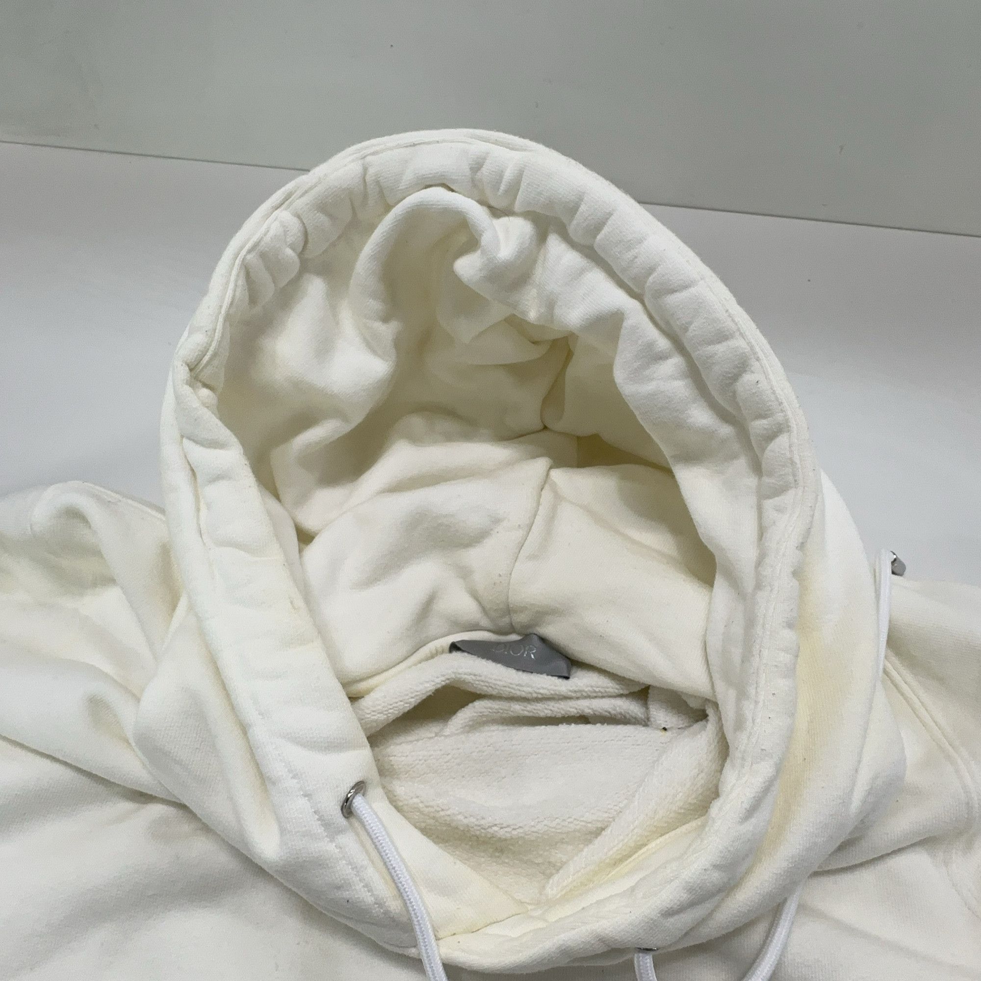 Dior Dior x KAWS Bee Embroidery Hoodie White S Size US S / EU 44-46 / 1 - 8 Thumbnail
