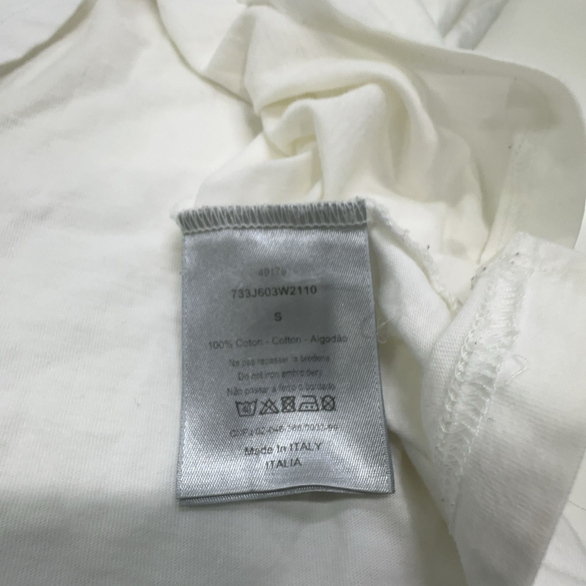 Dior Dior Script Logo Embroidery T-Shirt S Size US S / EU 44-46 / 1 - 3 Thumbnail