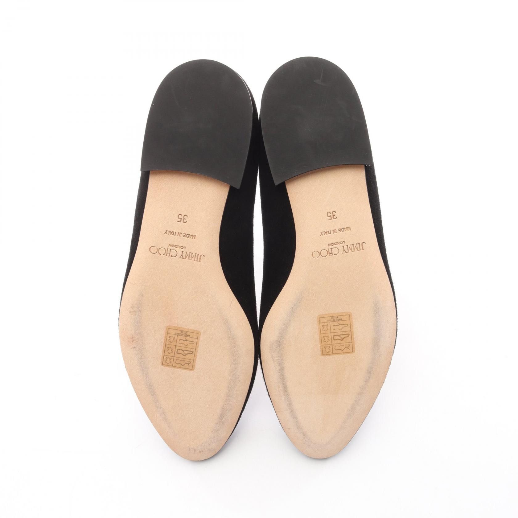 Jimmy Choo Jimmy Choo Jimmy Choo Suede Flats Leather Shoes DUTY FREE for USA Size ONE SIZE - 4 Thumbnail