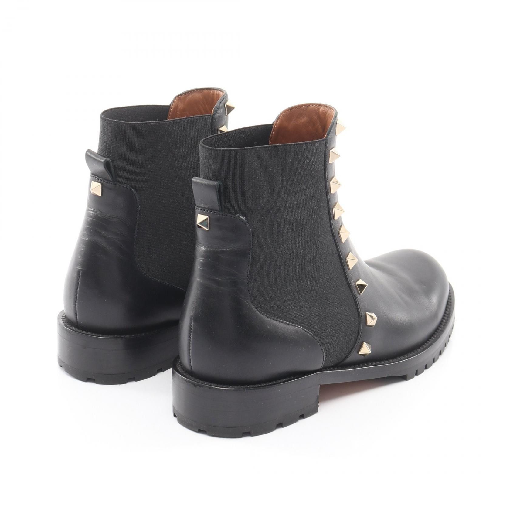 Valentino Valentino Valentino Garavani Rockstud Leather Boots Leather Shoes DUTY FREE for USA Size ONE SIZE - 2 Thumbnail