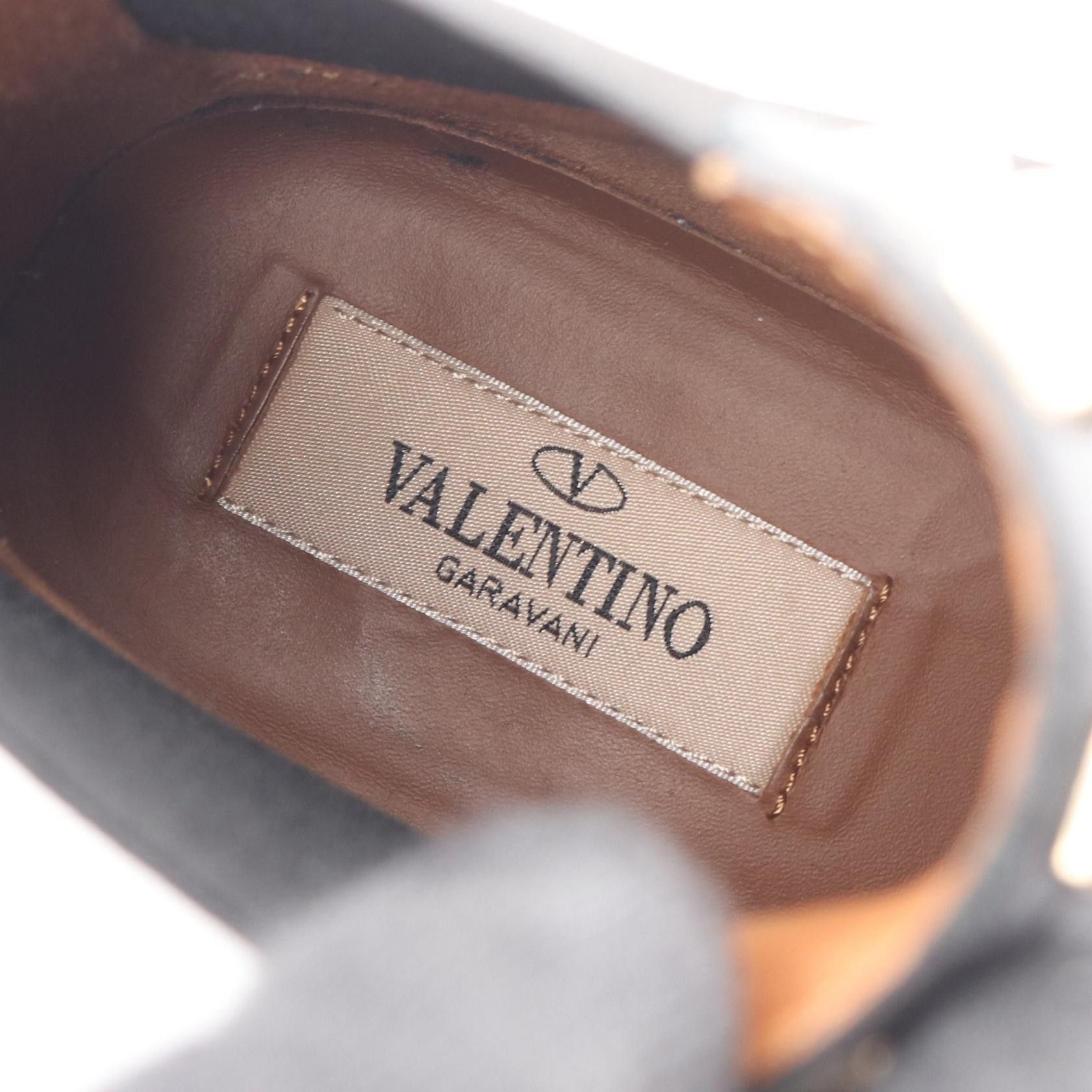 Valentino Valentino Valentino Garavani Rockstud Leather Boots Leather Shoes DUTY FREE for USA Size ONE SIZE - 5 Thumbnail