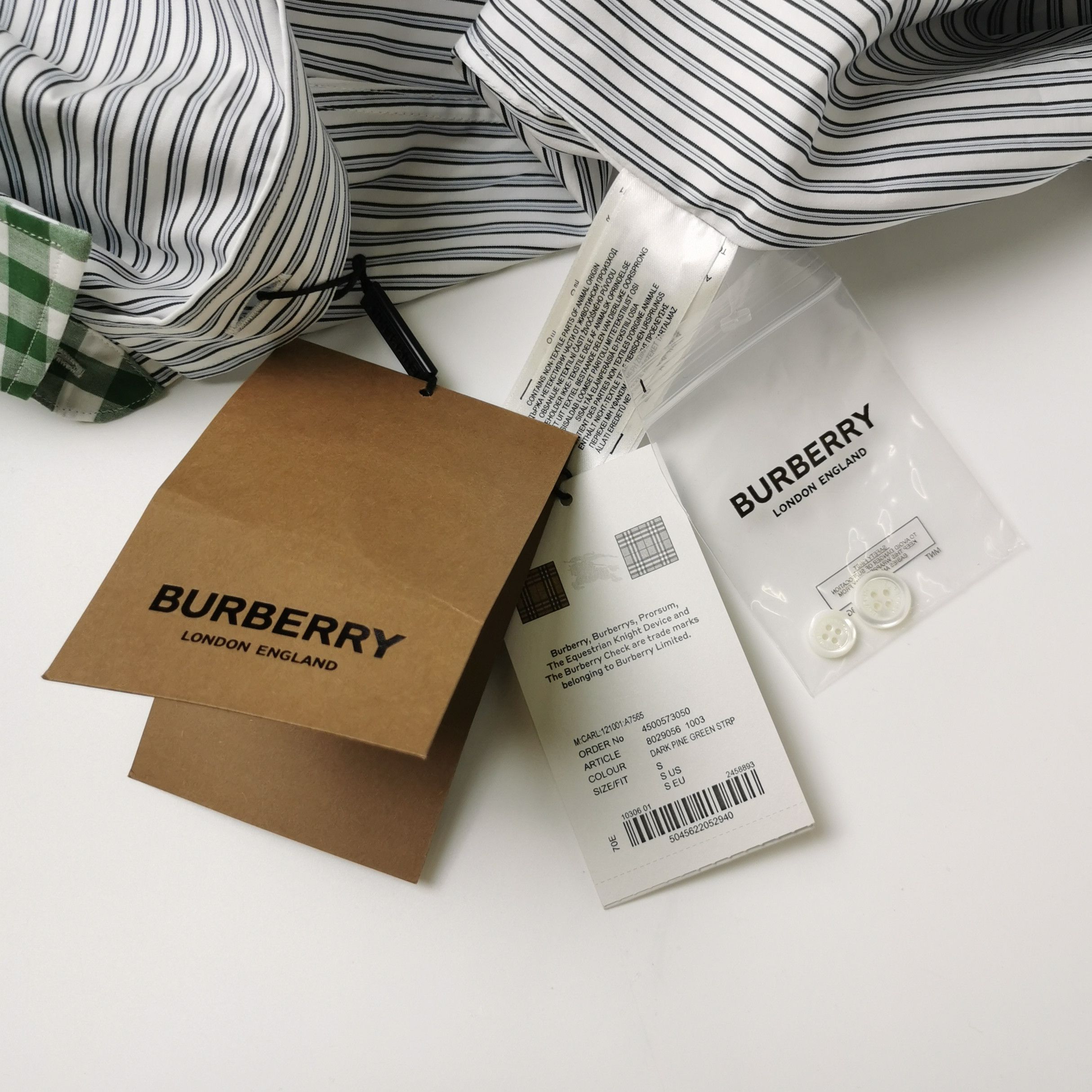 Burberry Burberry Men s Button Ups Size US S / EU 44-46 / 1 - 4 Thumbnail