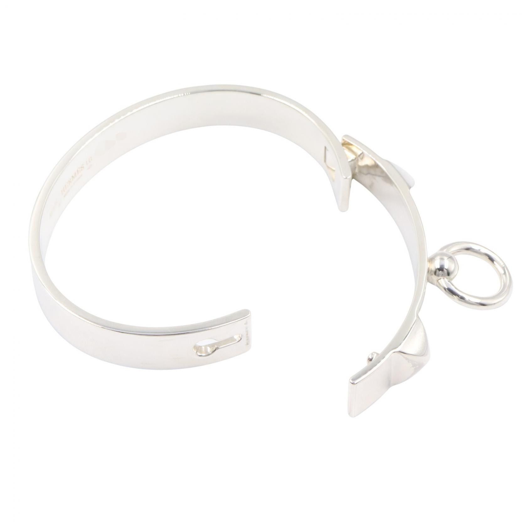 Hermes Hermes Hermes Collier de Chien PM LG Silver925 Bracelet Precious Metal Bangle DUTY FREE for USA Size ONE SIZE - 3 Thumbnail