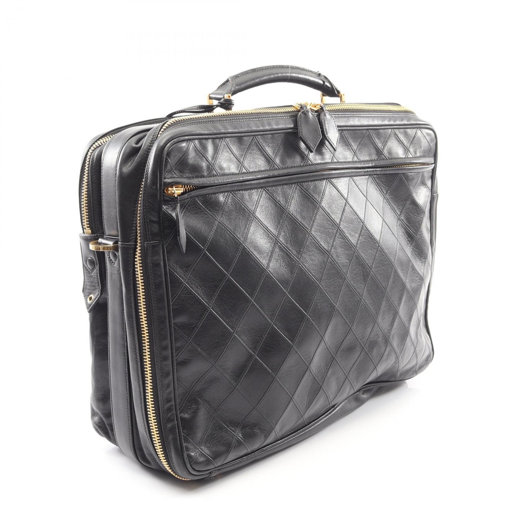 Chanel Chanel Chanel Bicolore Lambskin 2way Briefcase Leather Business Bag DUTY FREE for USA Size ONE SIZE - 2 Thumbnail