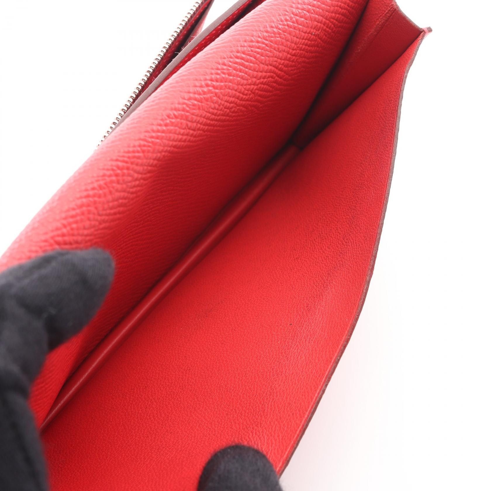 Hermes Hermes Hermes Bearn Souffle calf leather long wallet Leather Long Wallet R DUTY FREE for USA Size ONE SIZE - 9 Thumbnail