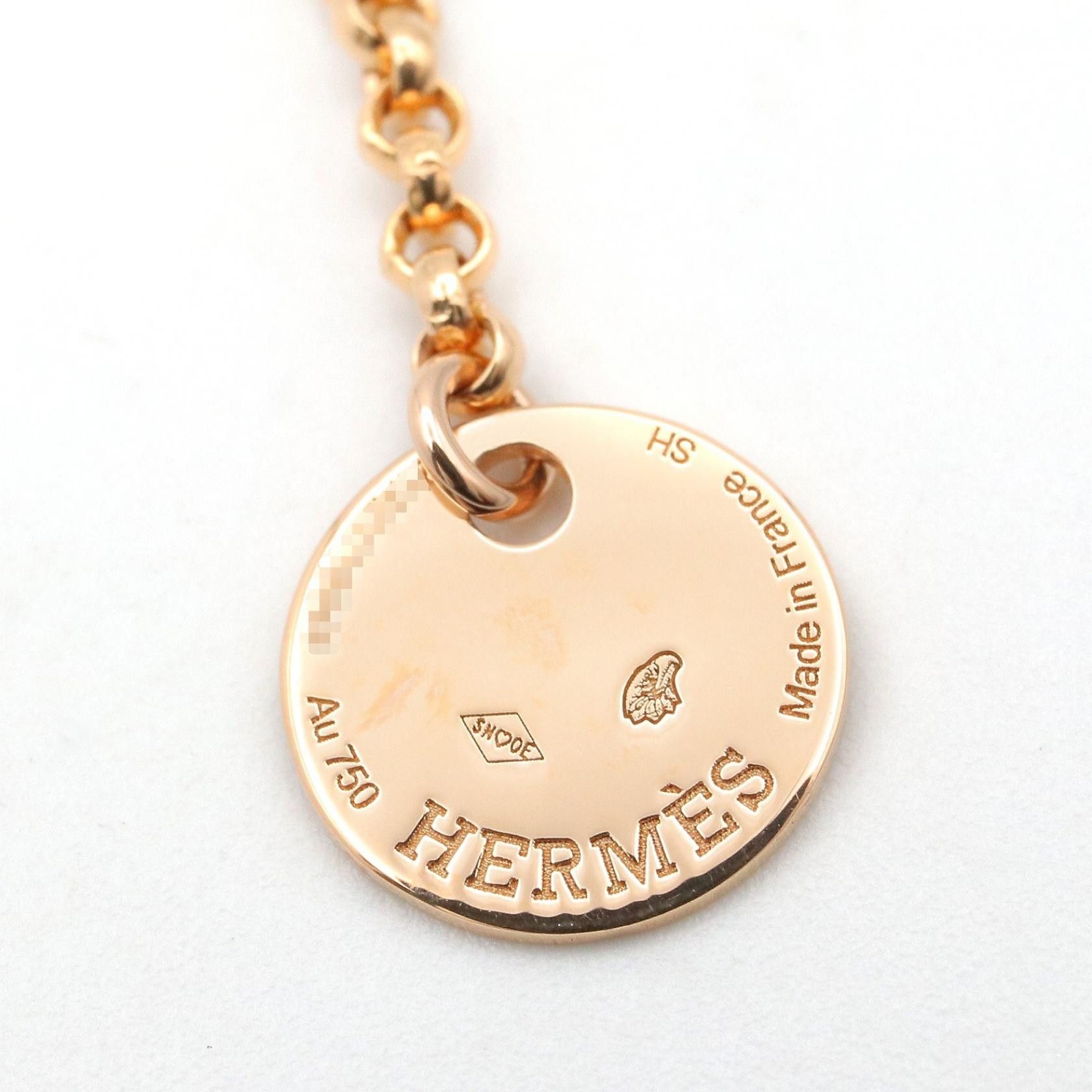 Hermes Hermes Hermes Kelly Clochette Small Bracelet PM Au750 Diamond Bracelet Precious Metal Bracelet DUTY FREE for USA Size ONE SIZE - 4 Thumbnail