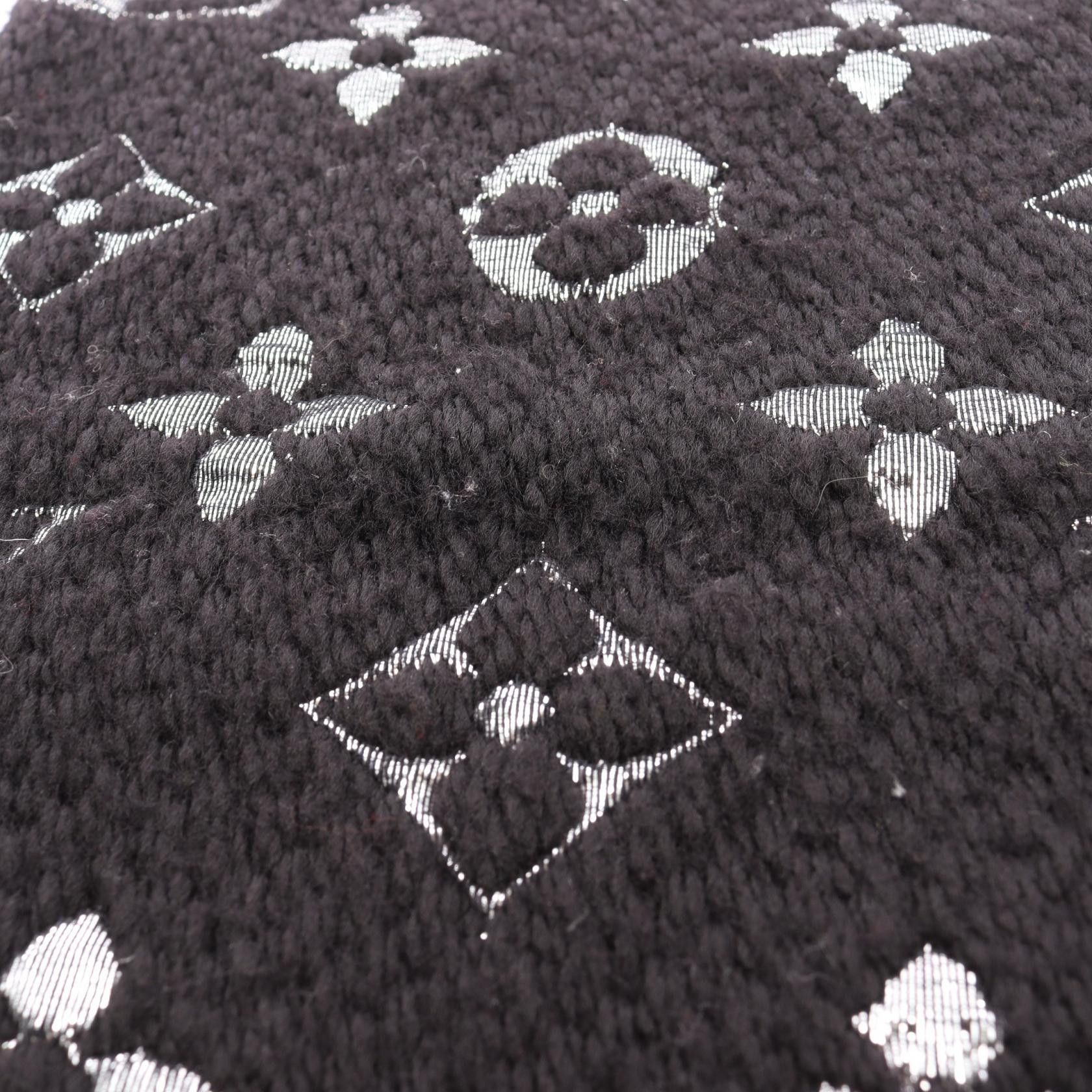 Louis Vuitton Louis Vuitton Louis Vuitton Echarpe Logomania Shine Wool Silk Scarf Textile Scarf M75833 DUTY FREE for USA Size ONE SIZE - 9 Thumbnail