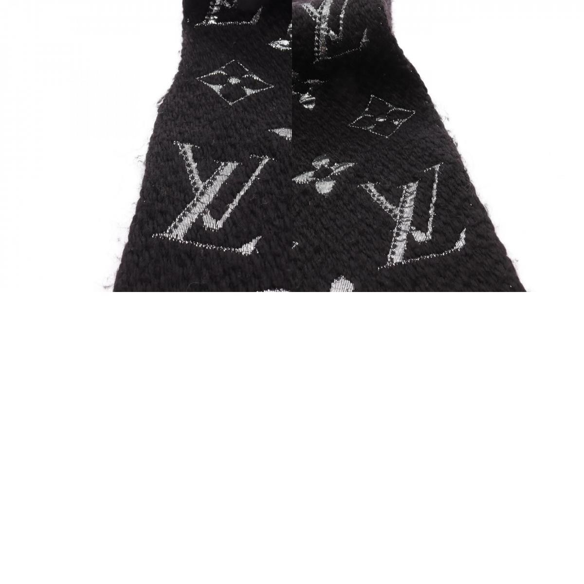 Louis Vuitton Louis Vuitton Louis Vuitton Echarpe Logomania Shine Wool Silk Scarf Textile Scarf M75833 DUTY FREE for USA Size ONE SIZE - 10 Thumbnail