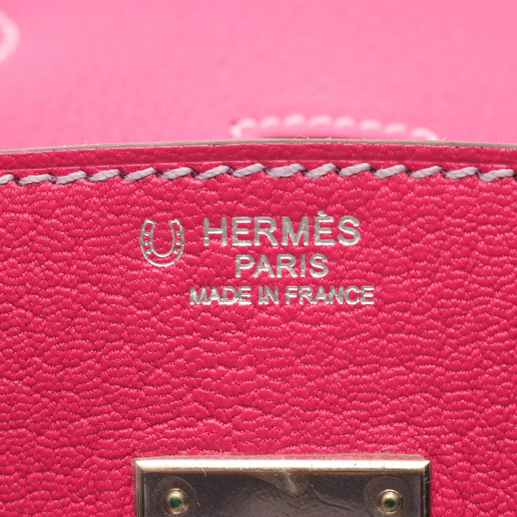 Hermes Hermes Hermes Birkin30 Chevre Leather Handbag M DUTY FREE for USA Size ONE SIZE - 4 Thumbnail
