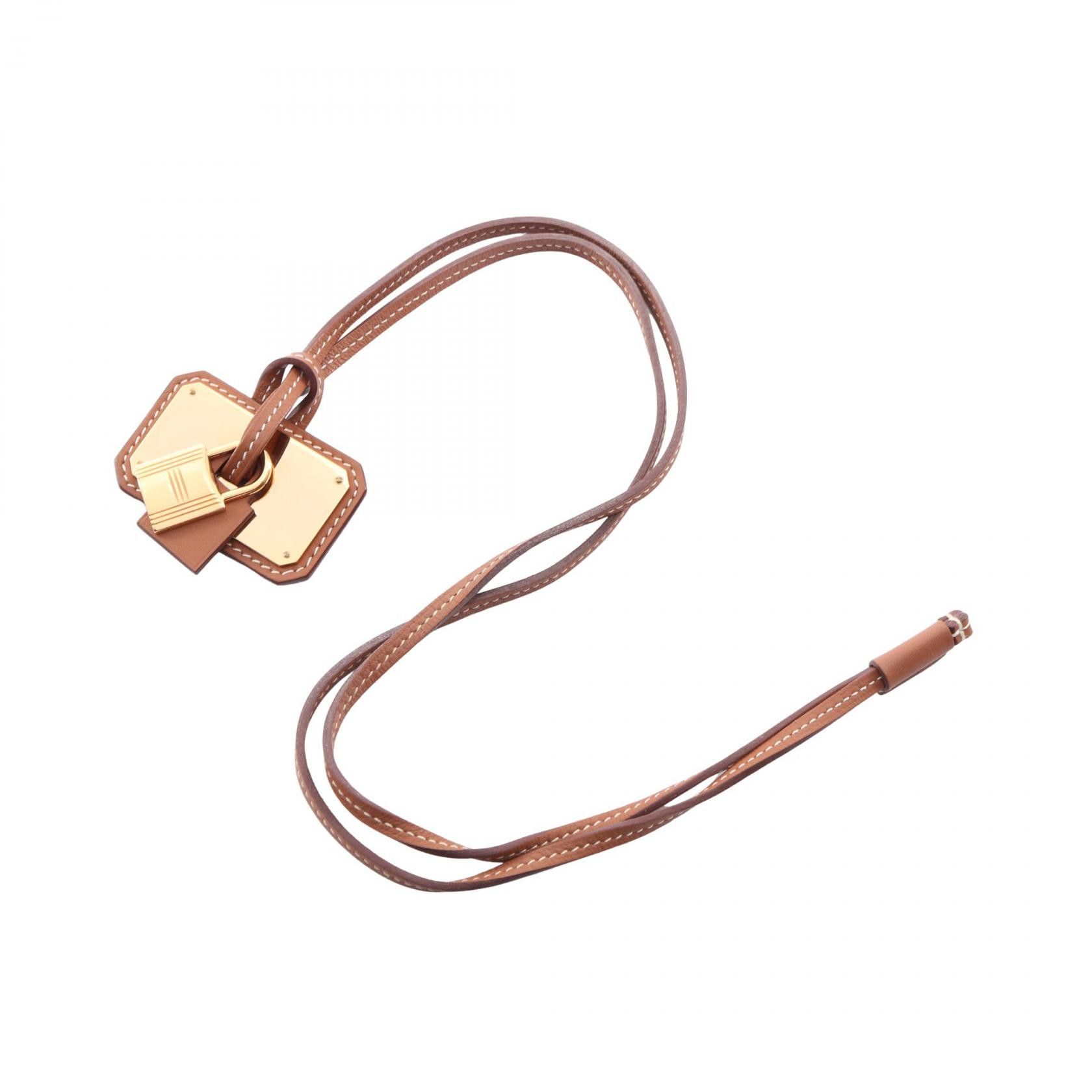Hermes Hermes Hermes Au750 Leather Necklace Leather Necklace Stamp Y (2020) DUTY FREE for USA Size ONE SIZE - 3 Thumbnail