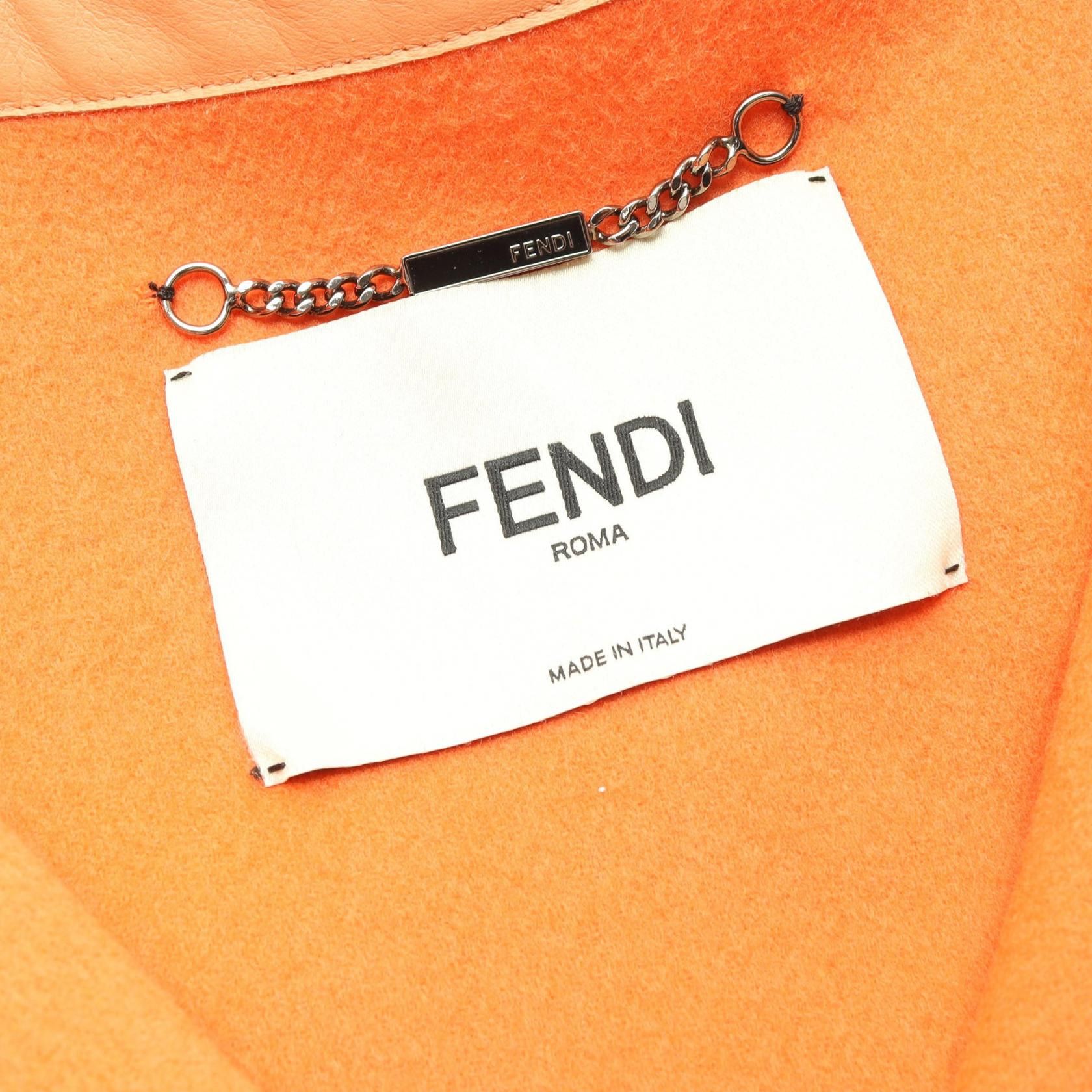 Fendi Fendi Fendi Wool Coat Textile Outerwear FF7909 DUTY FREE for USA Size ONE SIZE - 3 Thumbnail