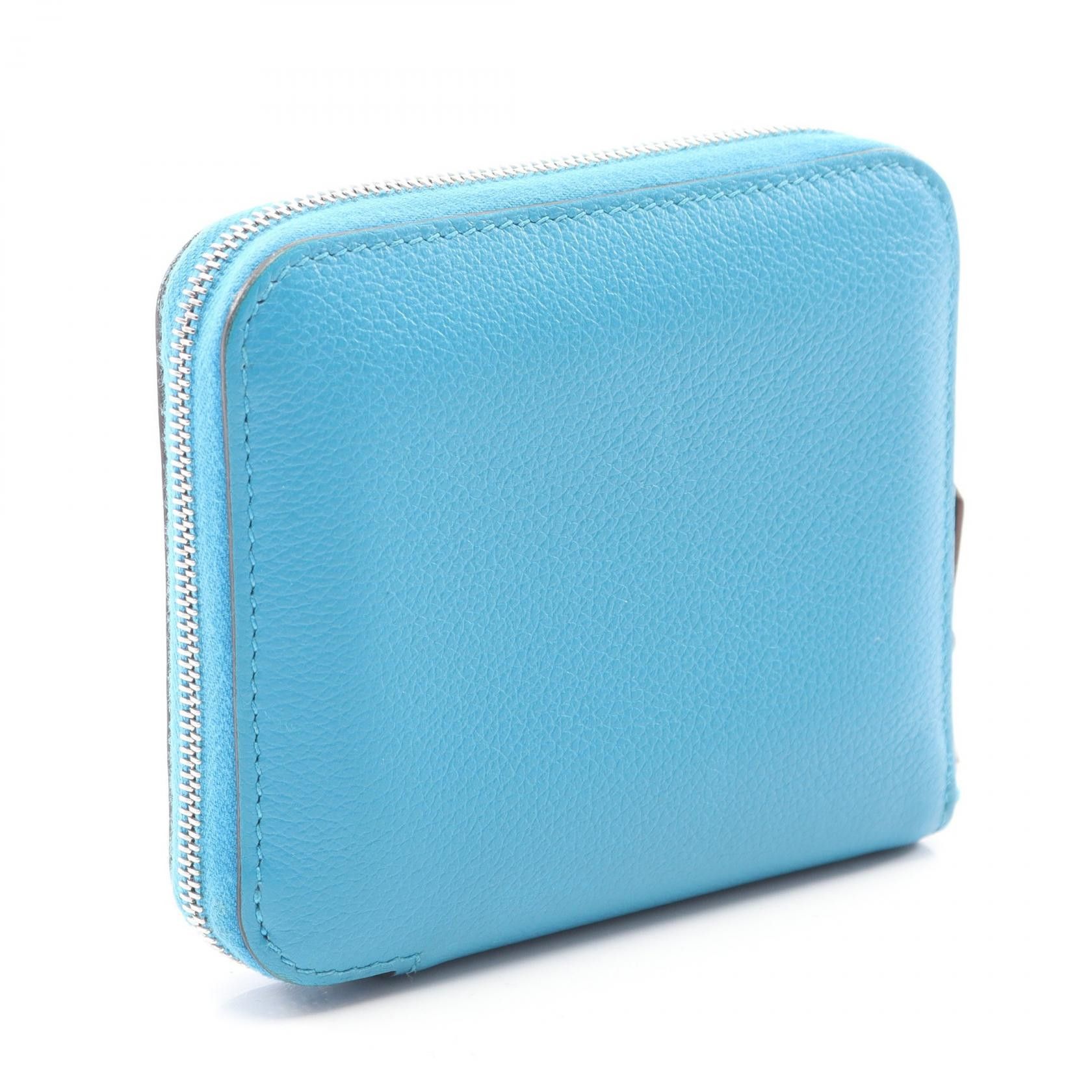 Hermes Hermes Hermes Azap Compact Silk In Evercolor Leather Wallet Leather Short Wallet B2023 DUTY FREE for USA Size ONE SIZE - 2 Thumbnail