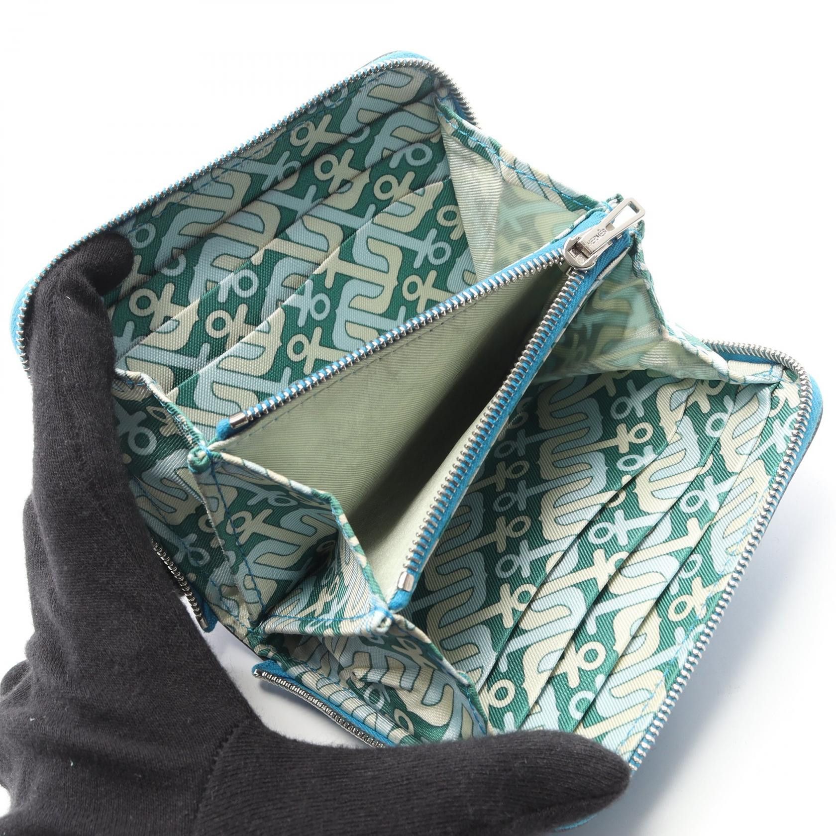 Hermes Hermes Hermes Azap Compact Silk In Evercolor Leather Wallet Leather Short Wallet B2023 DUTY FREE for USA Size ONE SIZE - 3 Thumbnail