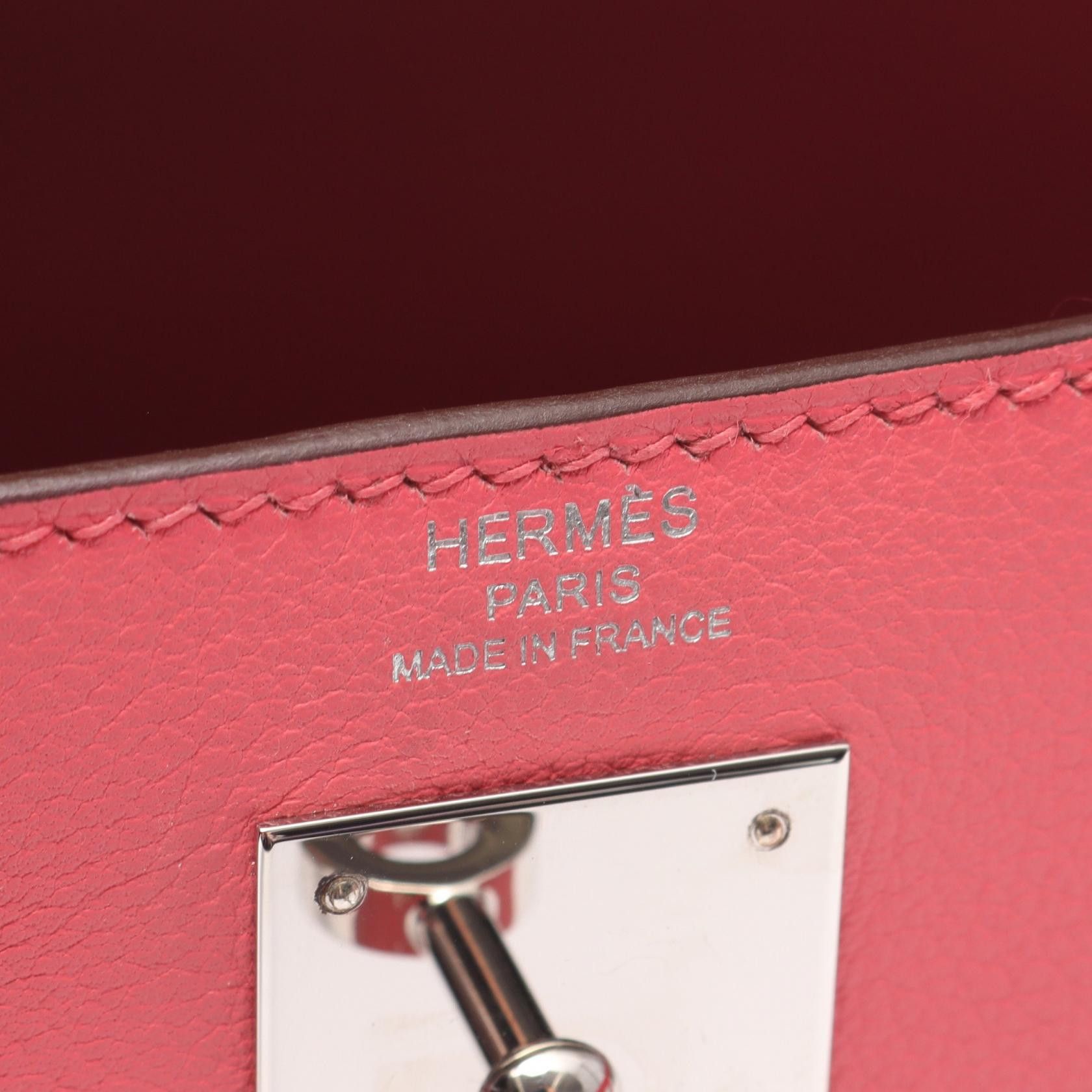 Hermes Hermes Hermes Kelly28 Evercolor Bag Leather Handbag Y DUTY FREE for USA Size ONE SIZE - 4 Thumbnail