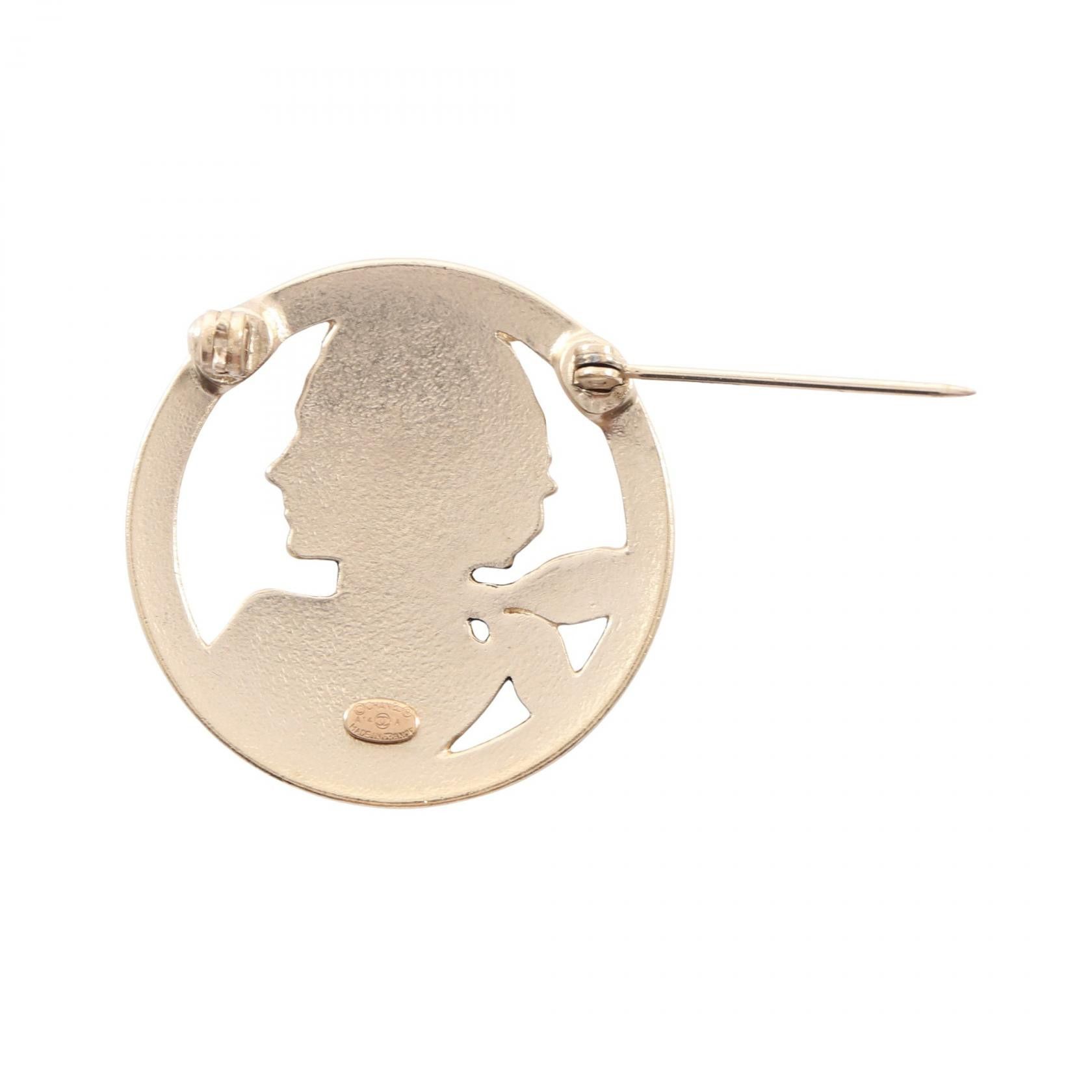 Chanel Chanel Chanel Mademoiselle Coco Mark Brooch Metal Brooch DUTY FREE for USA Size ONE SIZE - 2 Thumbnail