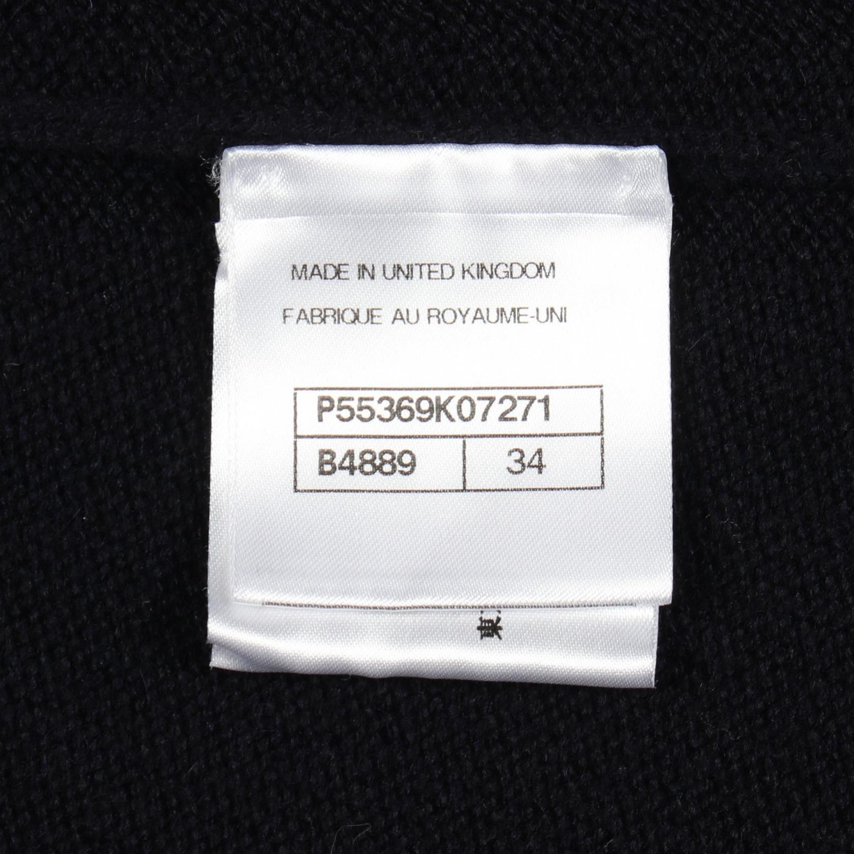 Chanel Chanel Chanel Coco Mark Button Cashmere Long Cardigan Textile Tops P55369K07271 DUTY FREE for USA Size ONE SIZE - 5 Thumbnail