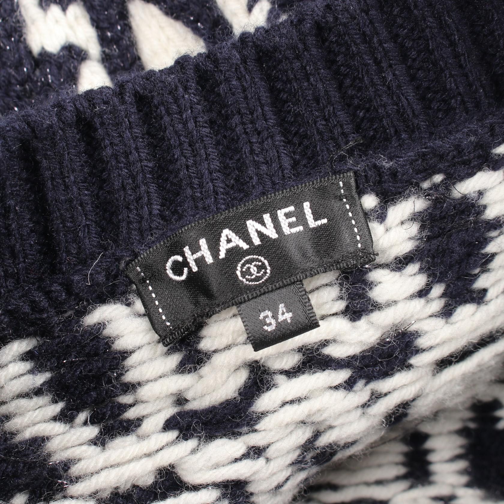 Chanel Chanel Chanel Wool Cashmere Dress Textile Dresses DUTY FREE for USA Size ONE SIZE - 3 Thumbnail