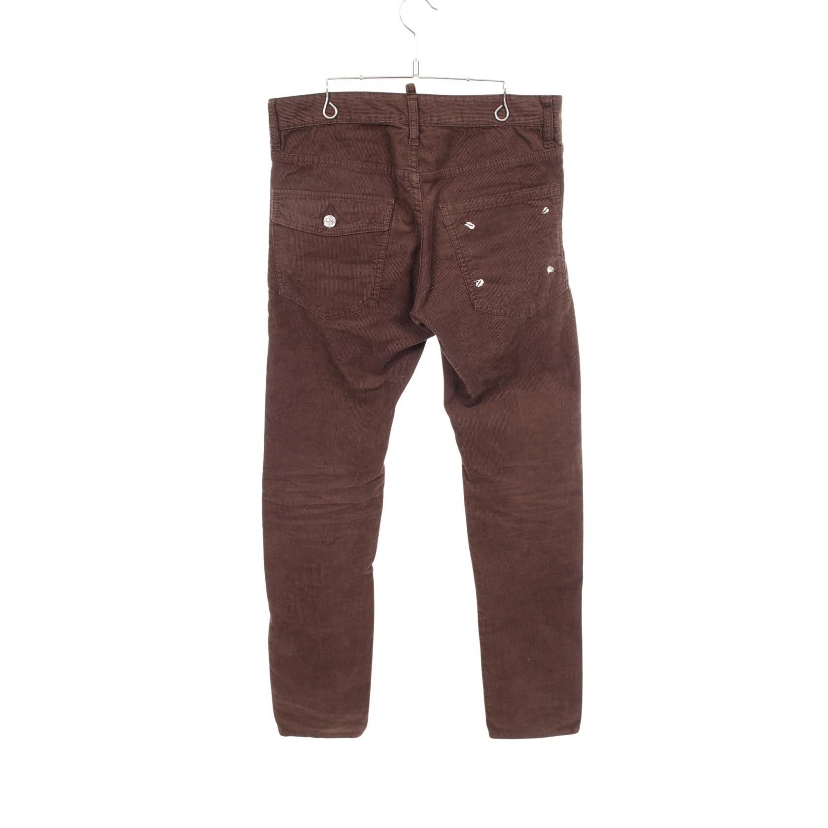 Dsquared2 Dsquared2 DSQUARED2 Corduroy Cotton Pants Textile Bottoms S74LA0465 DUTY FREE for USA Size ONE SIZE - 2 Thumbnail