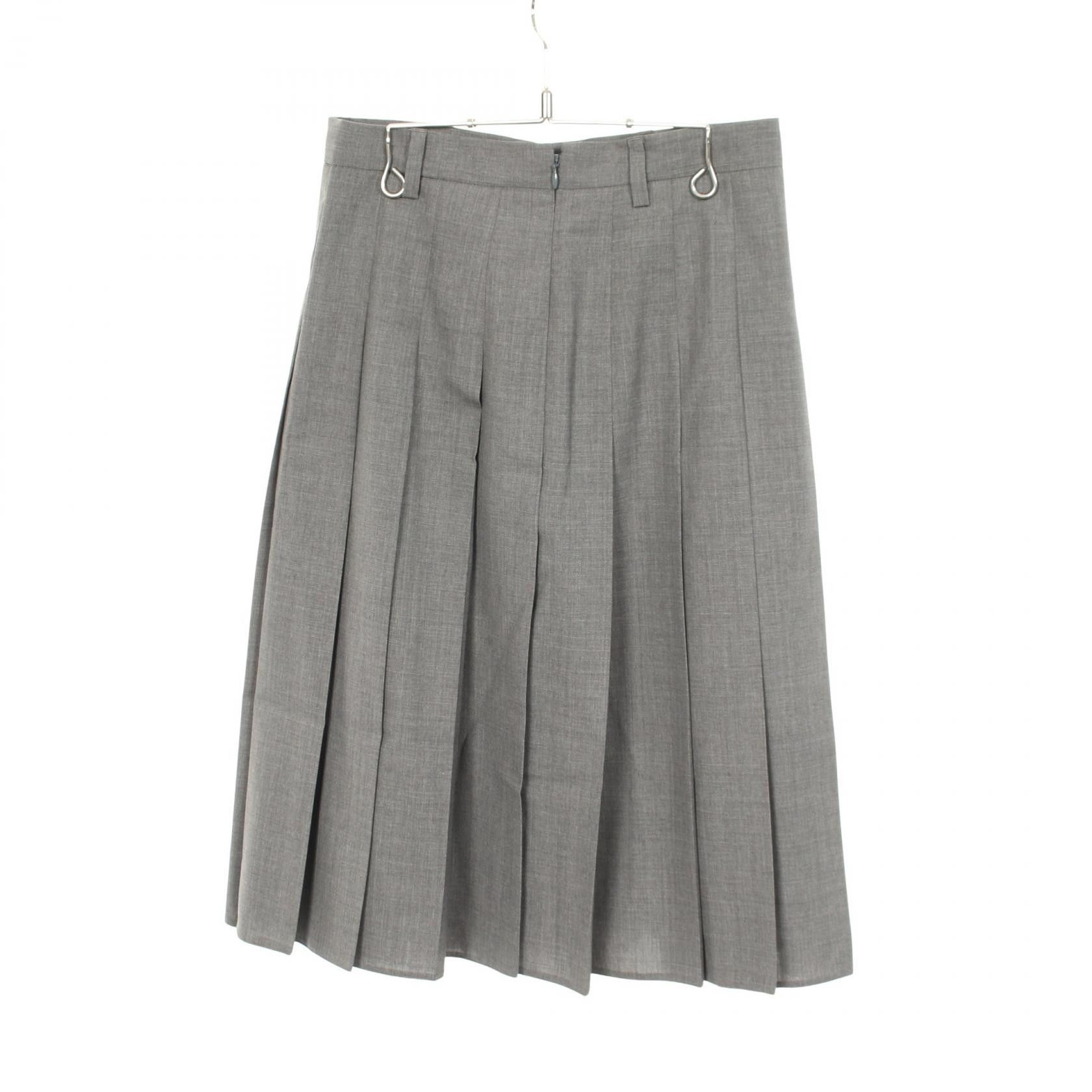 Prada Prada Prada Wool Pleated Skirt Textile Skirts DUTY FREE for USA Size ONE SIZE - 2 Thumbnail