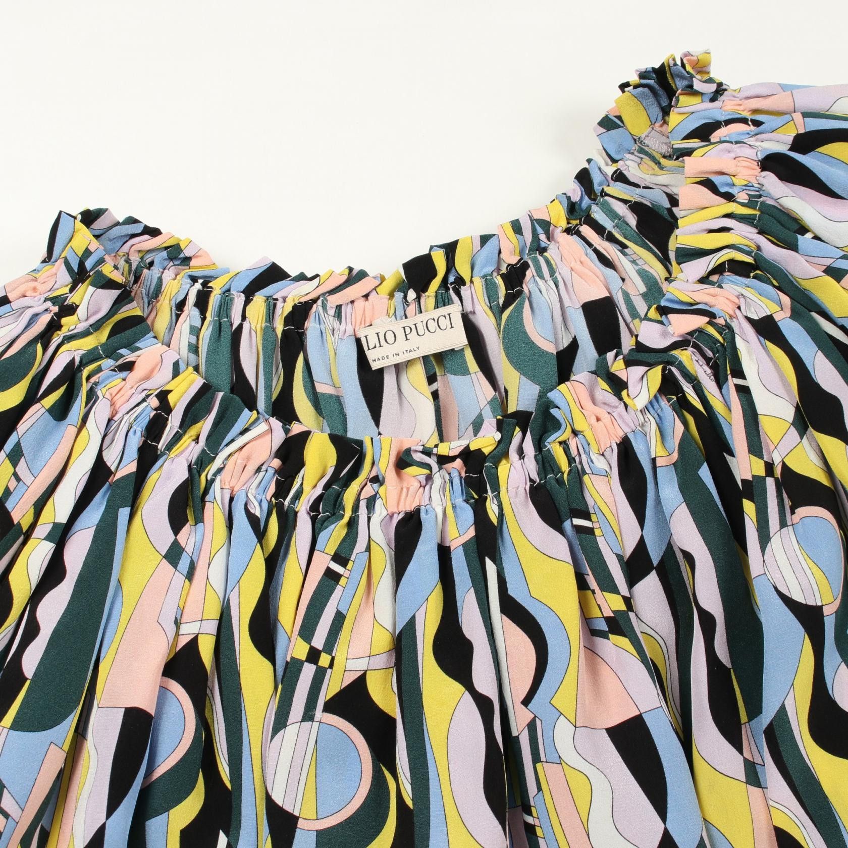 Other Pucci Emilio Pucci Silk Blouse Textile Tops DUTY FREE for USA Size ONE SIZE - 6 Thumbnail