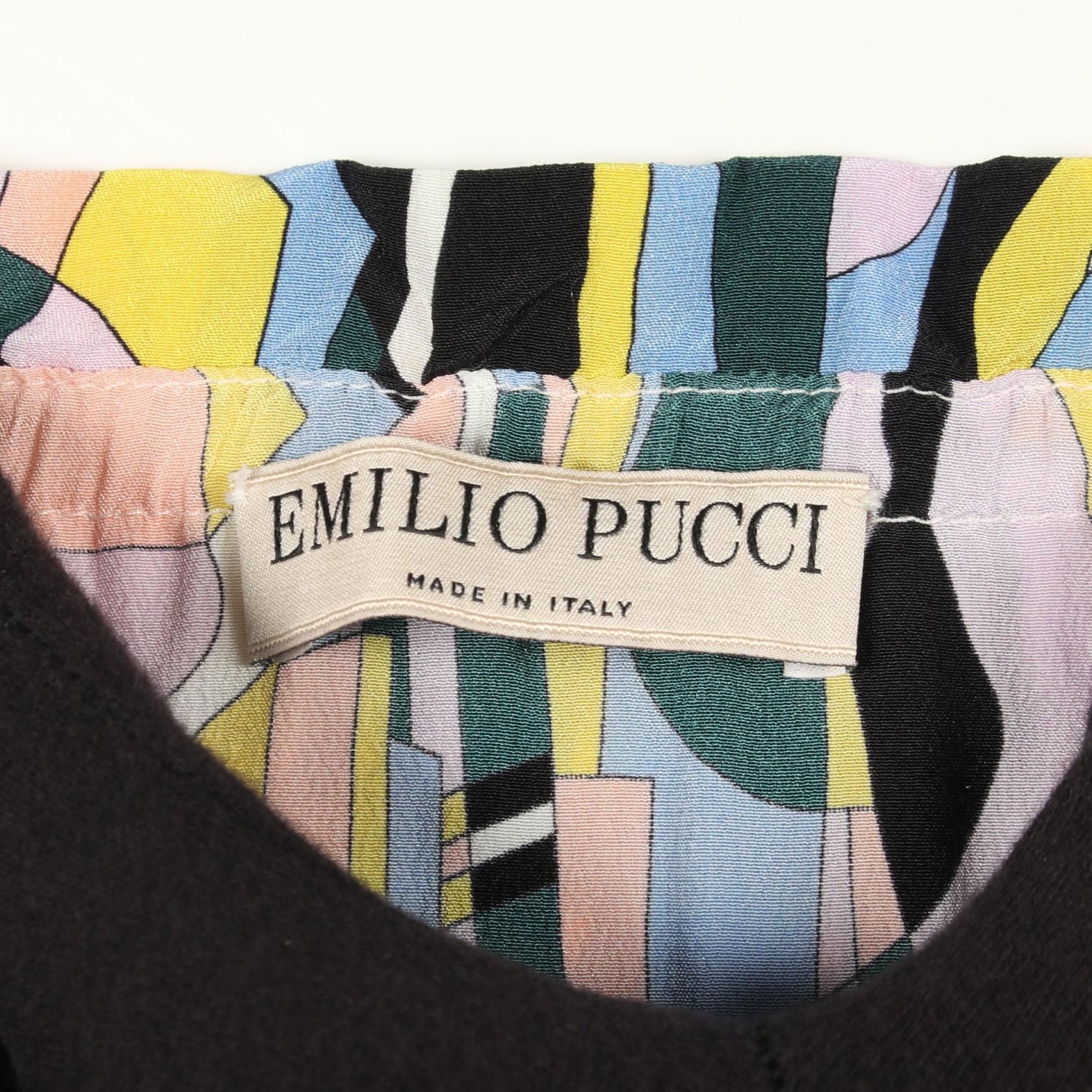 Other Pucci Emilio Pucci Silk Blouse Textile Tops DUTY FREE for USA Size ONE SIZE - 3 Thumbnail