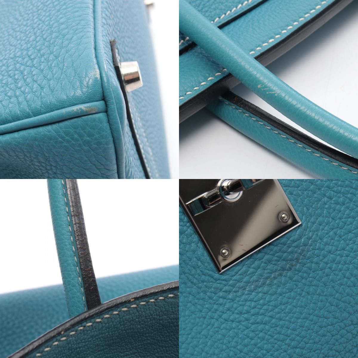 Hermes Hermes Hermes Birkin30 Calfskin Handbag Leather Handbag H DUTY FREE for USA Size ONE SIZE - 10 Thumbnail