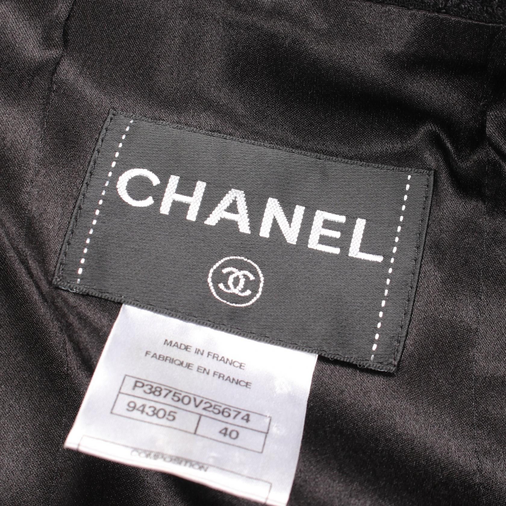 Chanel Chanel Chanel Coco Mark Button Wool Silk Outerwear Textile Outerwear P38750V25674 DUTY FREE for USA Size ONE SIZE - 3 Thumbnail