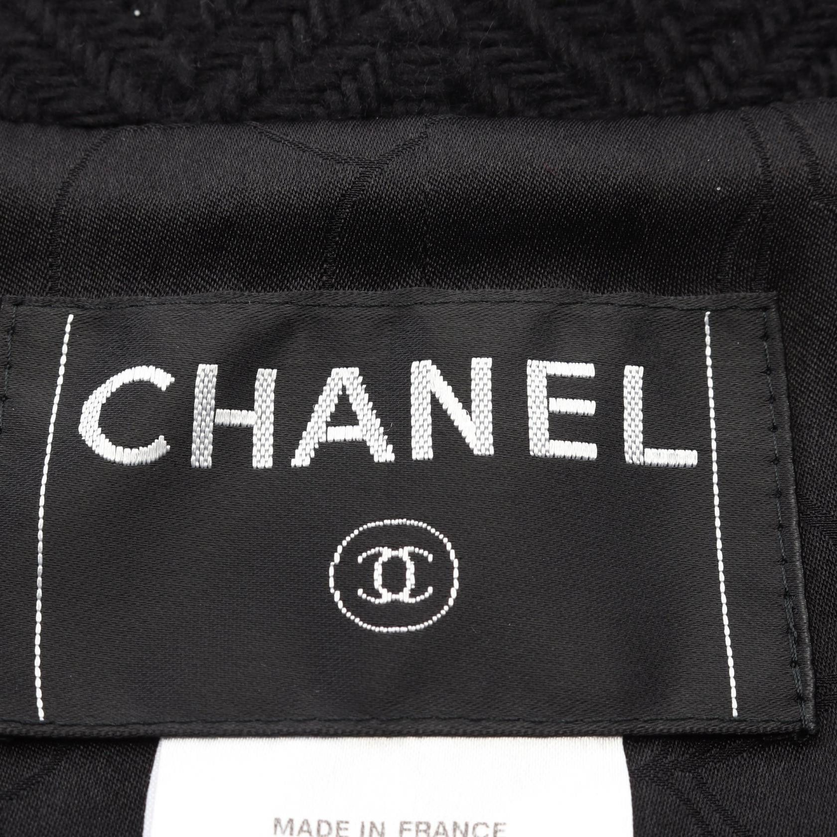 Chanel Chanel Chanel Wool Jacket Textile Outerwear P29503V19412 DUTY FREE for USA Size ONE SIZE - 3 Thumbnail
