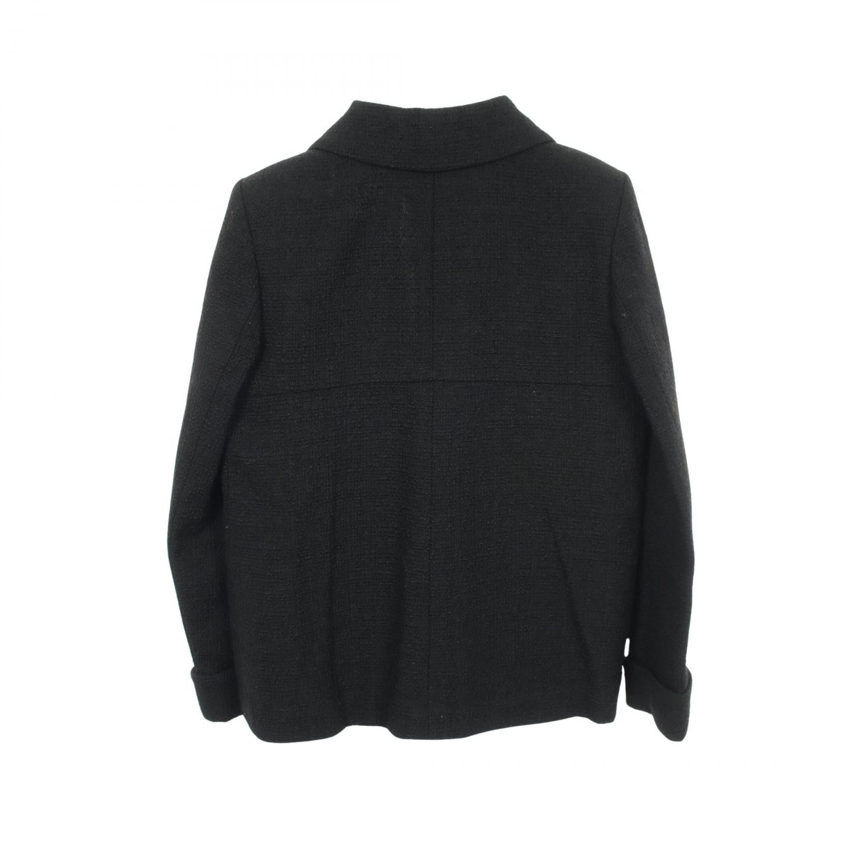 Chanel Chanel Chanel Wool Jacket Textile Outerwear P55472V30555 DUTY FREE for USA Size ONE SIZE - 2 Thumbnail