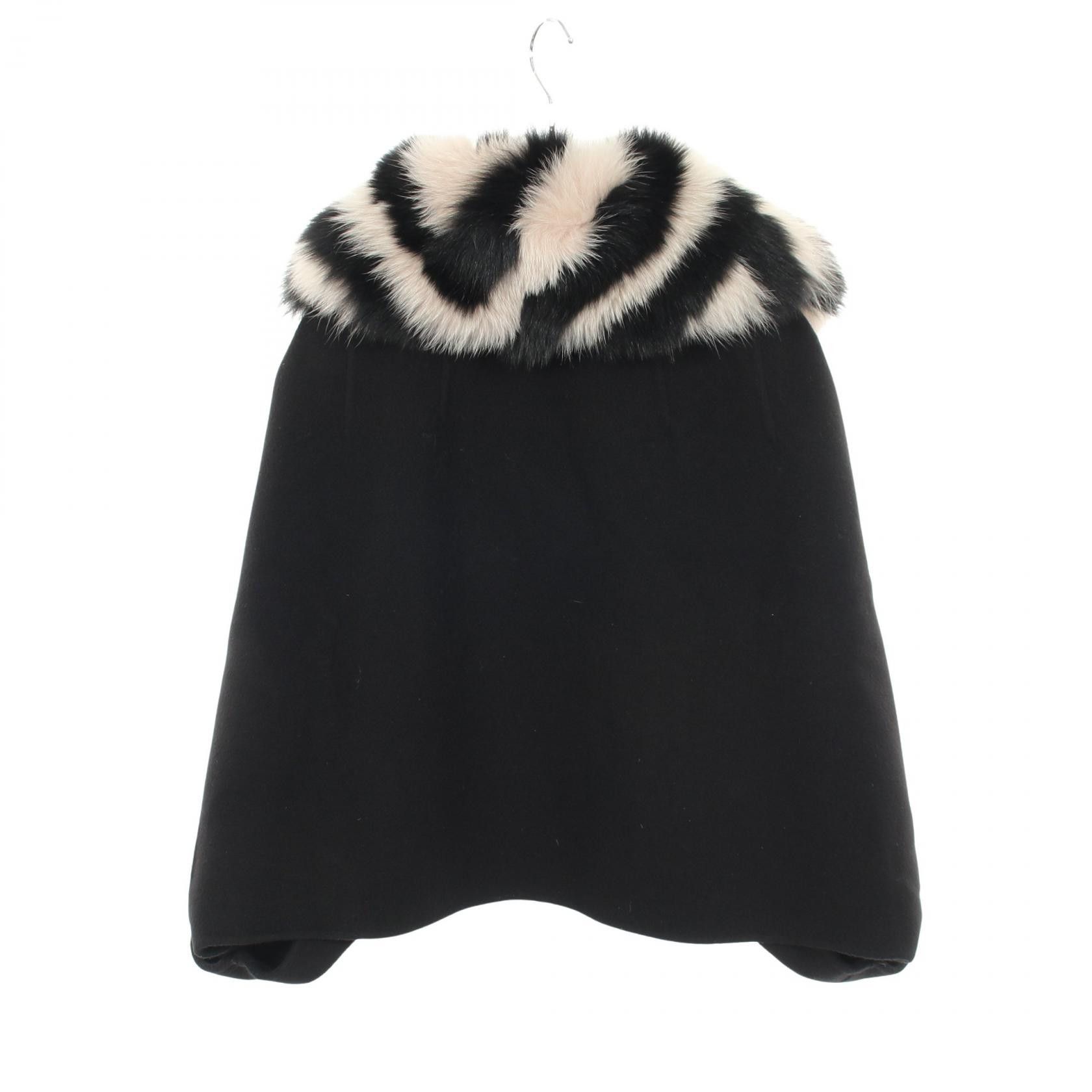 Fendi Fendi Fendi Cashmere Poncho Textile Outerwear DUTY FREE for USA Size ONE SIZE - 2 Thumbnail